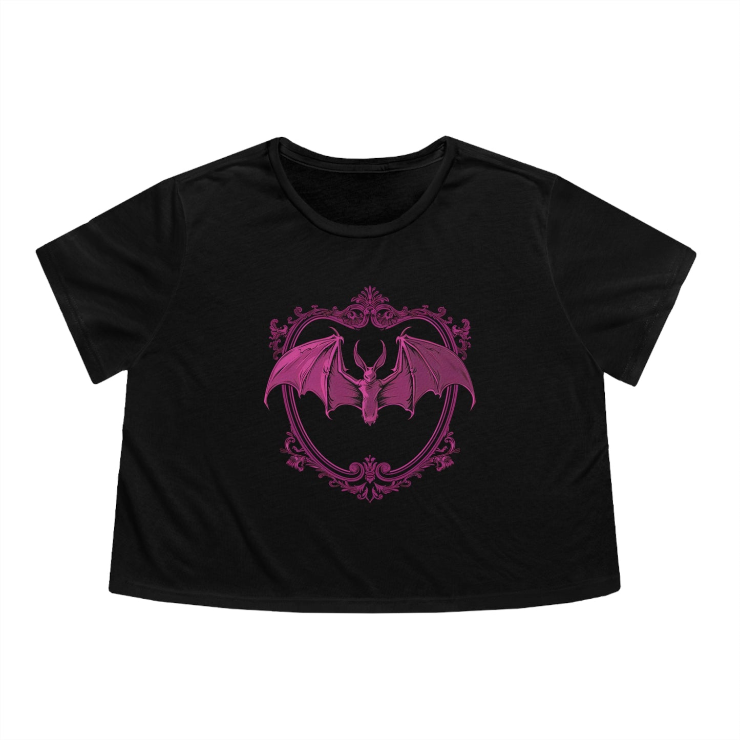 Echoes of the Crypt Flowy Cropped Tee