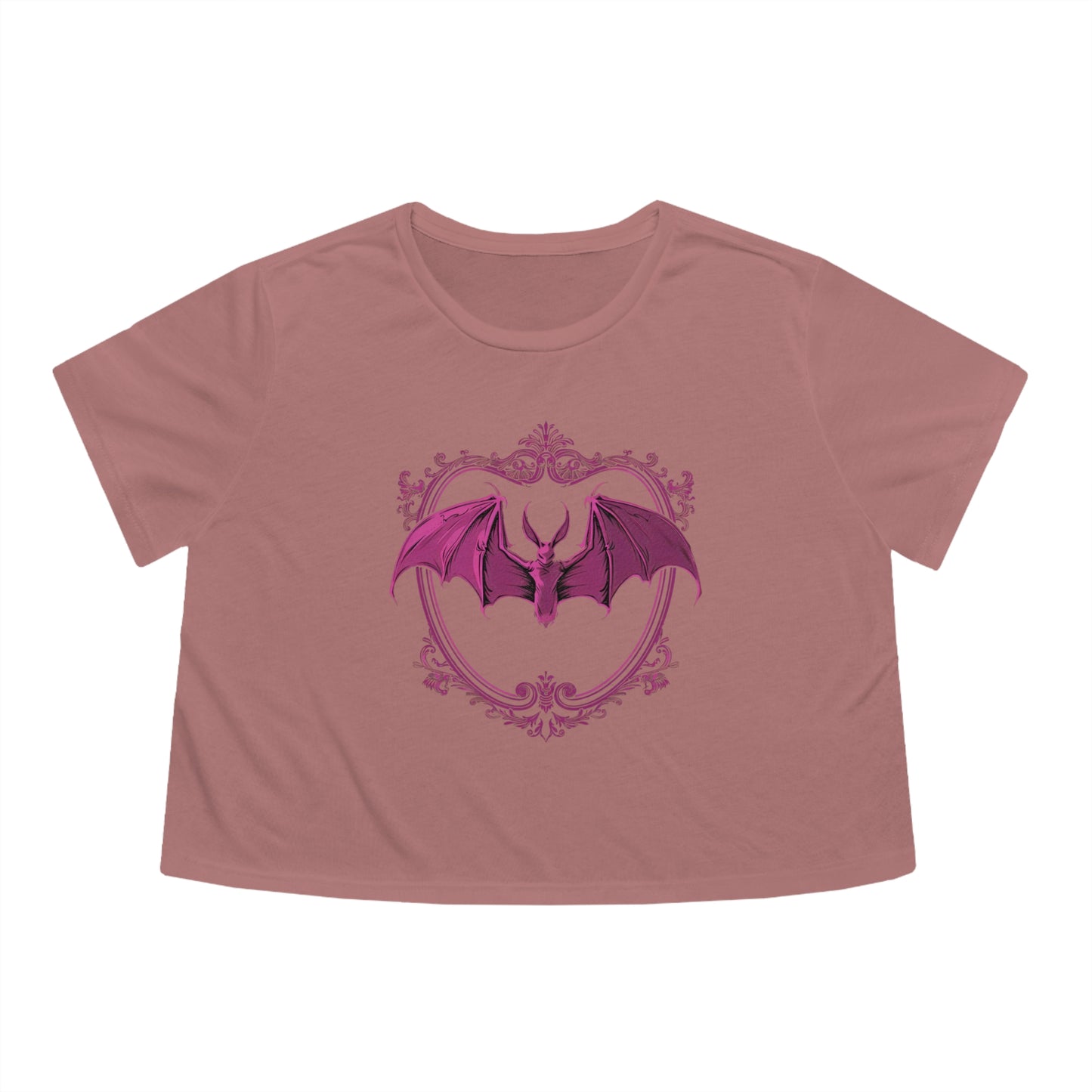 Echoes of the Crypt Flowy Cropped Tee