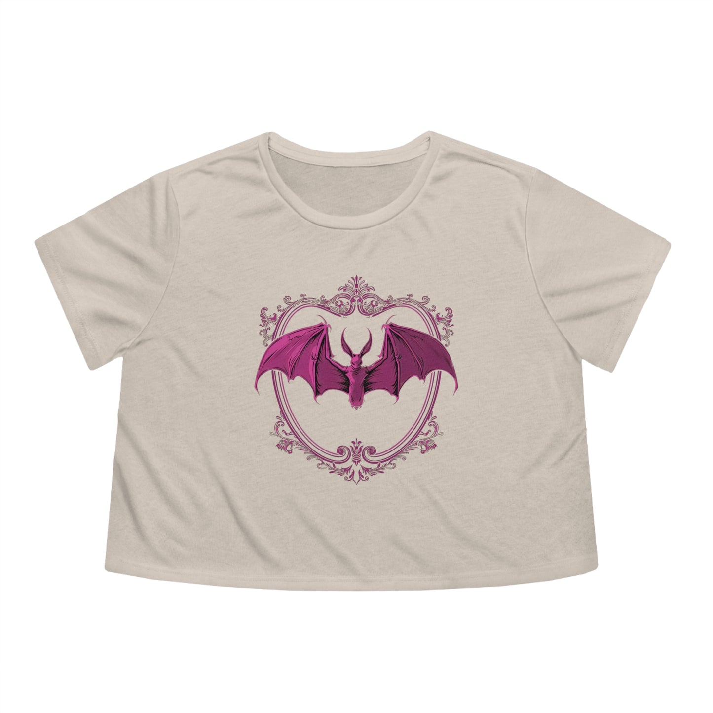 Echoes of the Crypt Flowy Cropped Tee