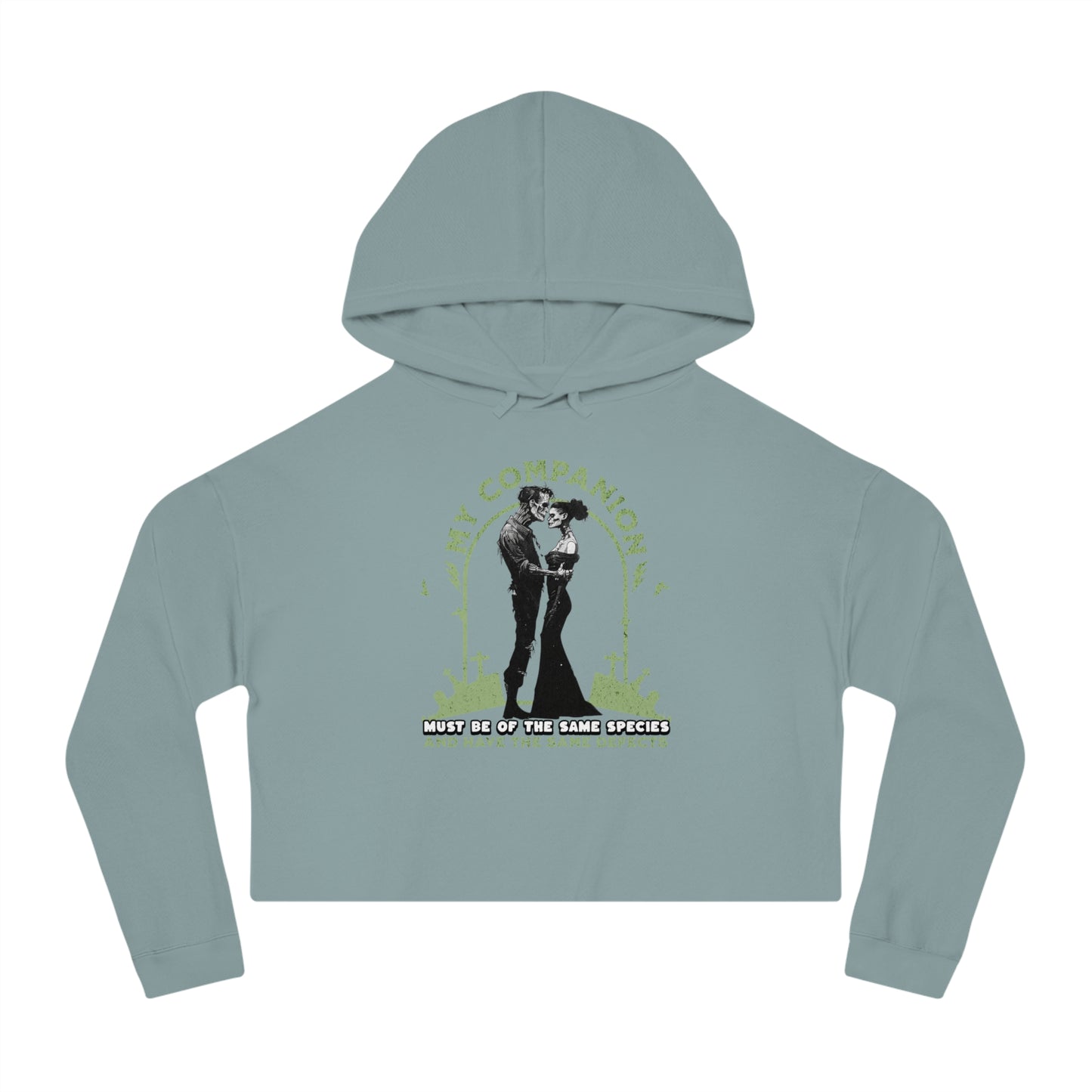 My Companion Imagine Cropped Hooded Sweatshirt