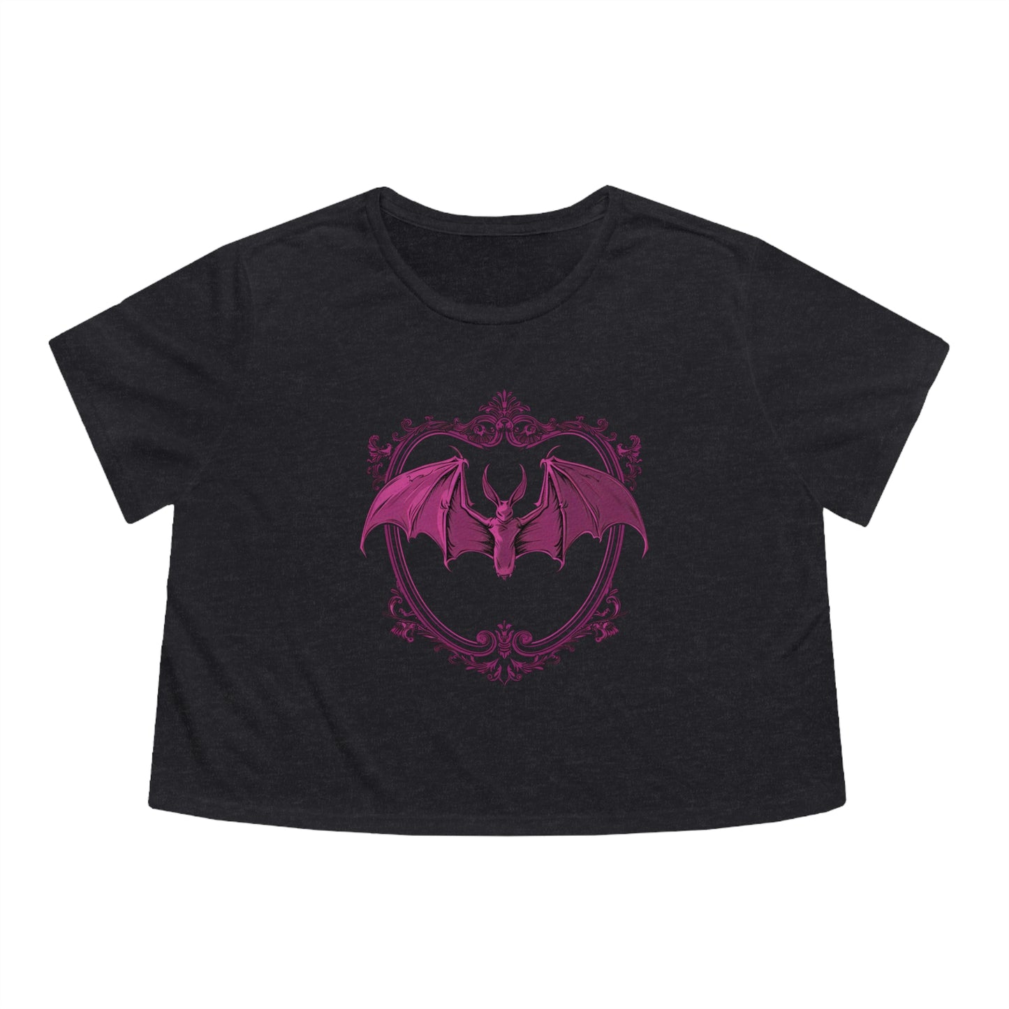 Echoes of the Crypt Flowy Cropped Tee