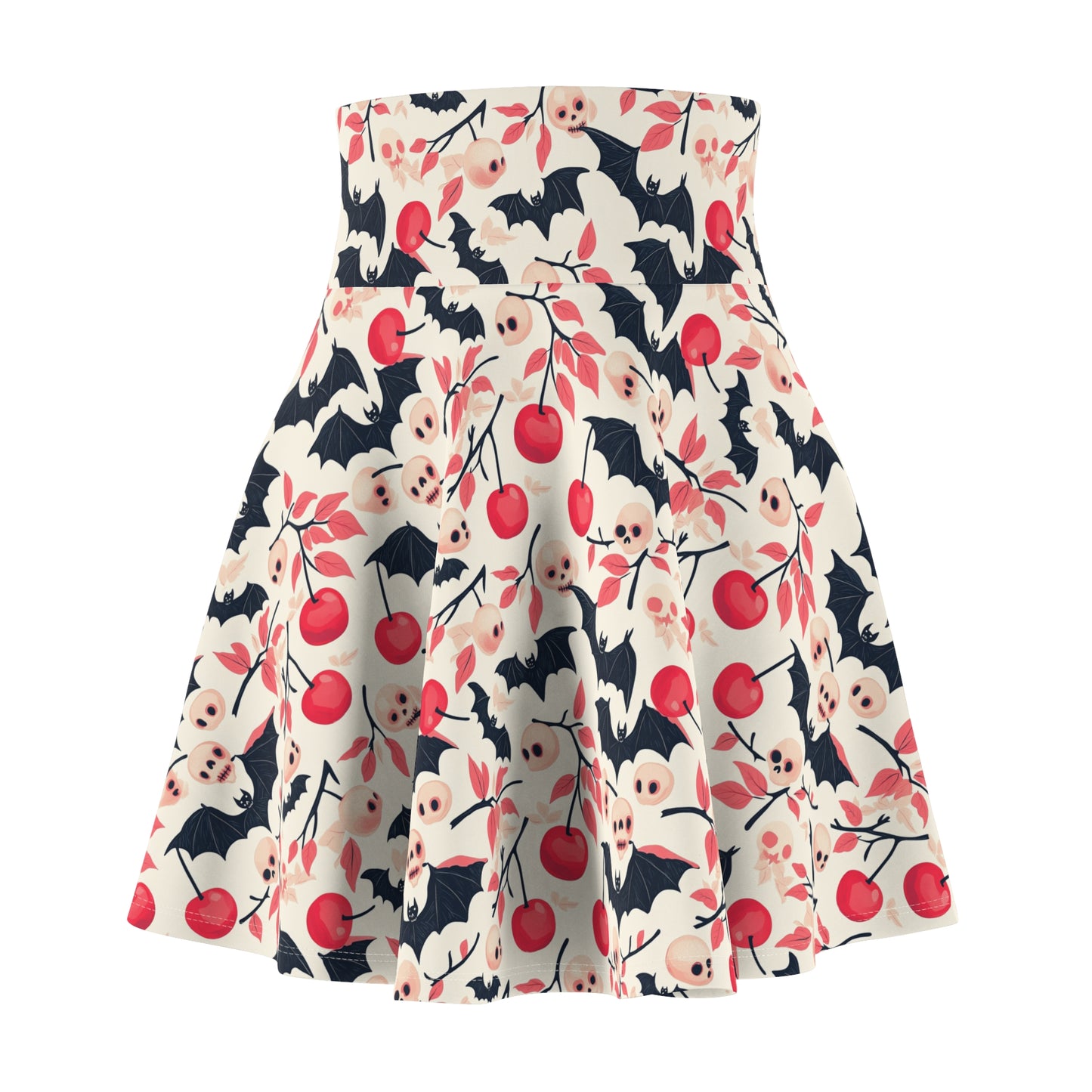 Cherries & Crypts Skater Skirt