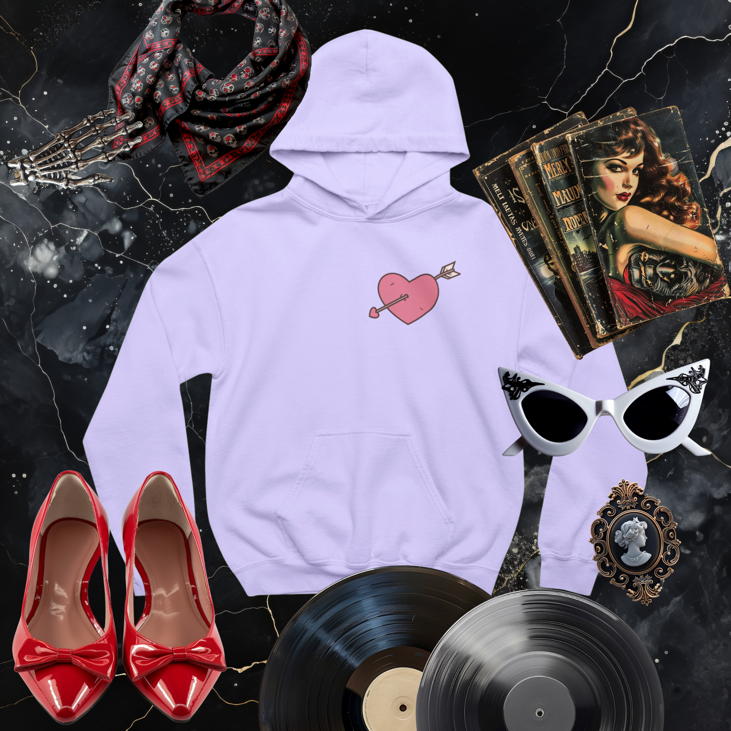 Good Girls go to Heaven Front and Back Hoodie