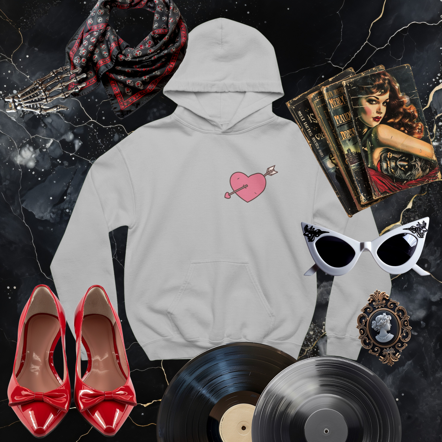 Good Girls go to Heaven Front and Back Hoodie