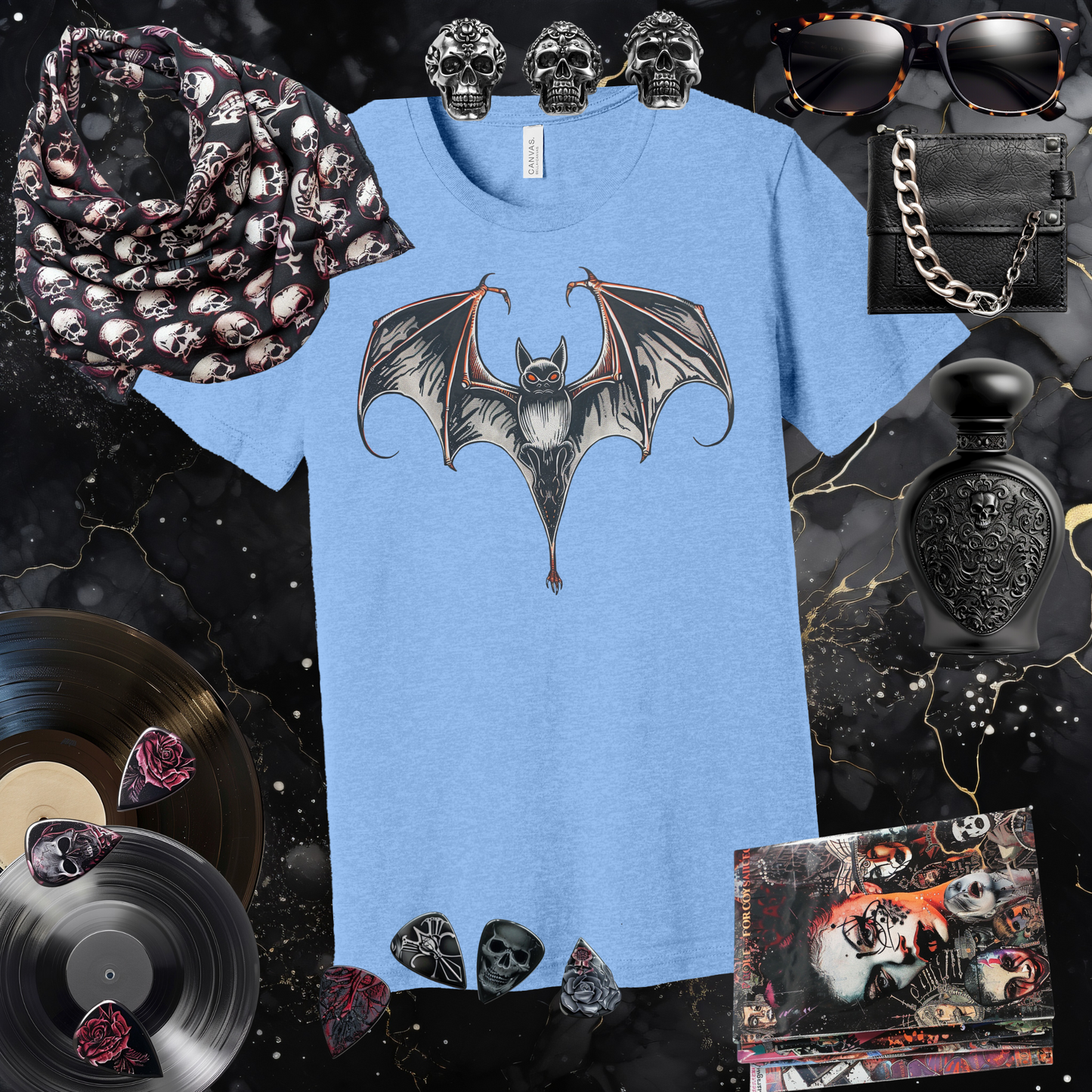 Boldly Batty Front Image T-Shirt