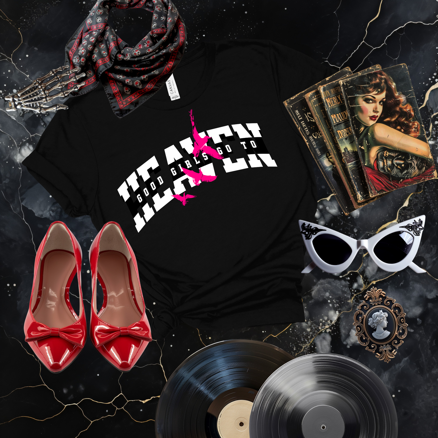 Good Girls go to Heaven Doves T-Shirt