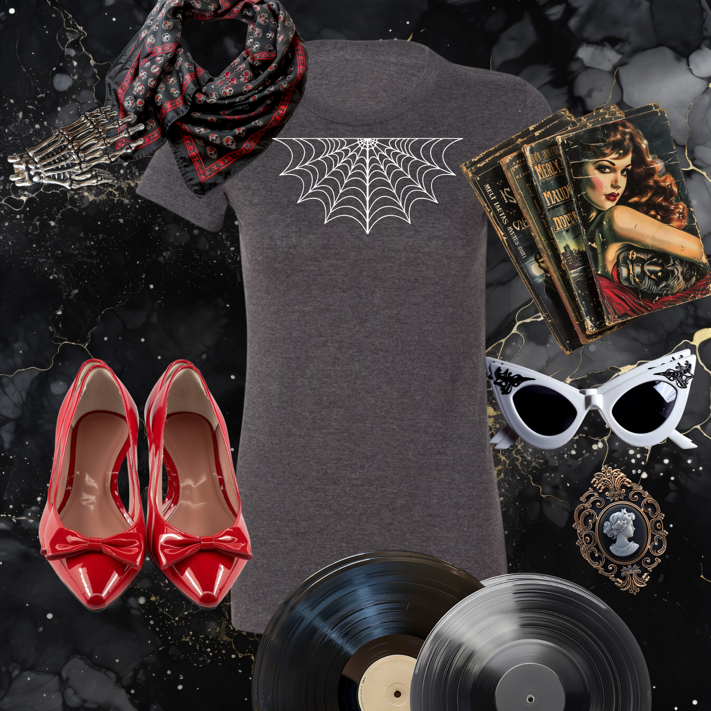Under Her Web Tee
