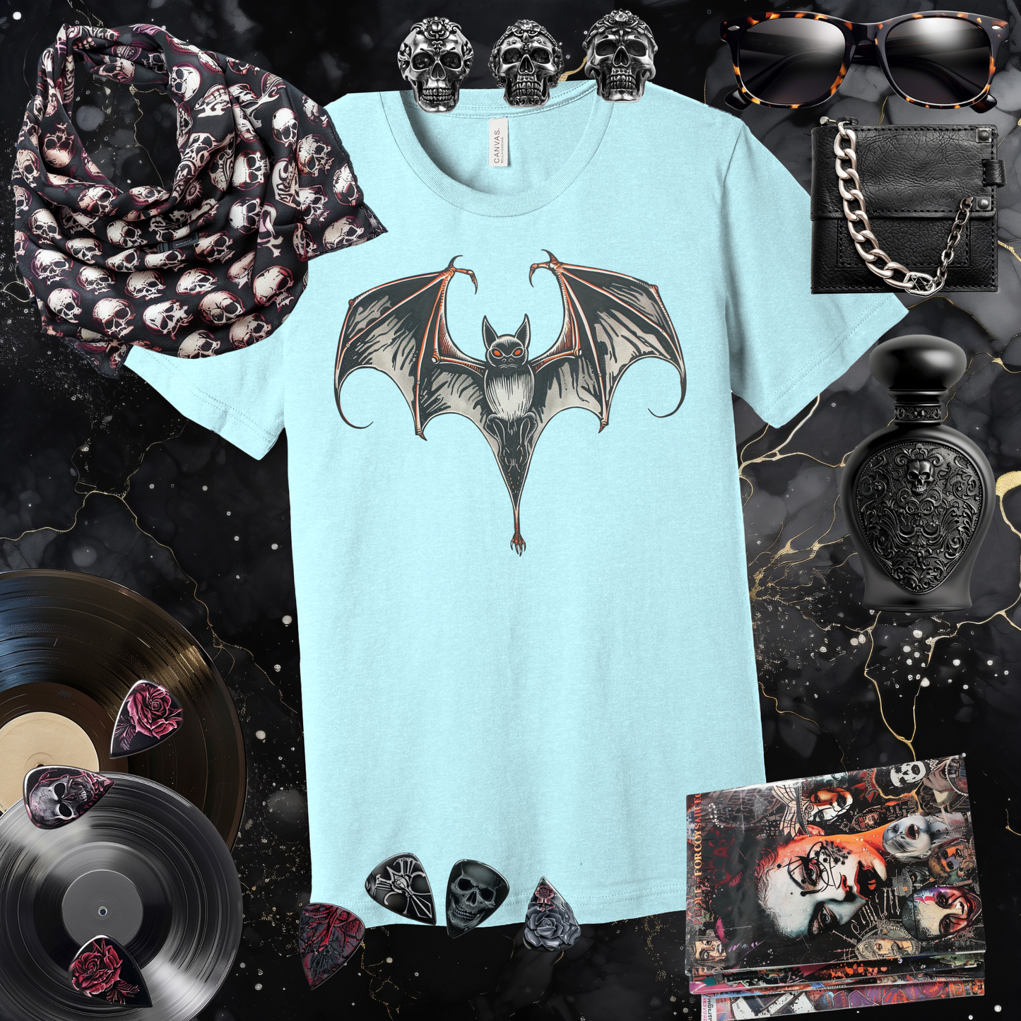 Boldly Batty Front Image T-Shirt