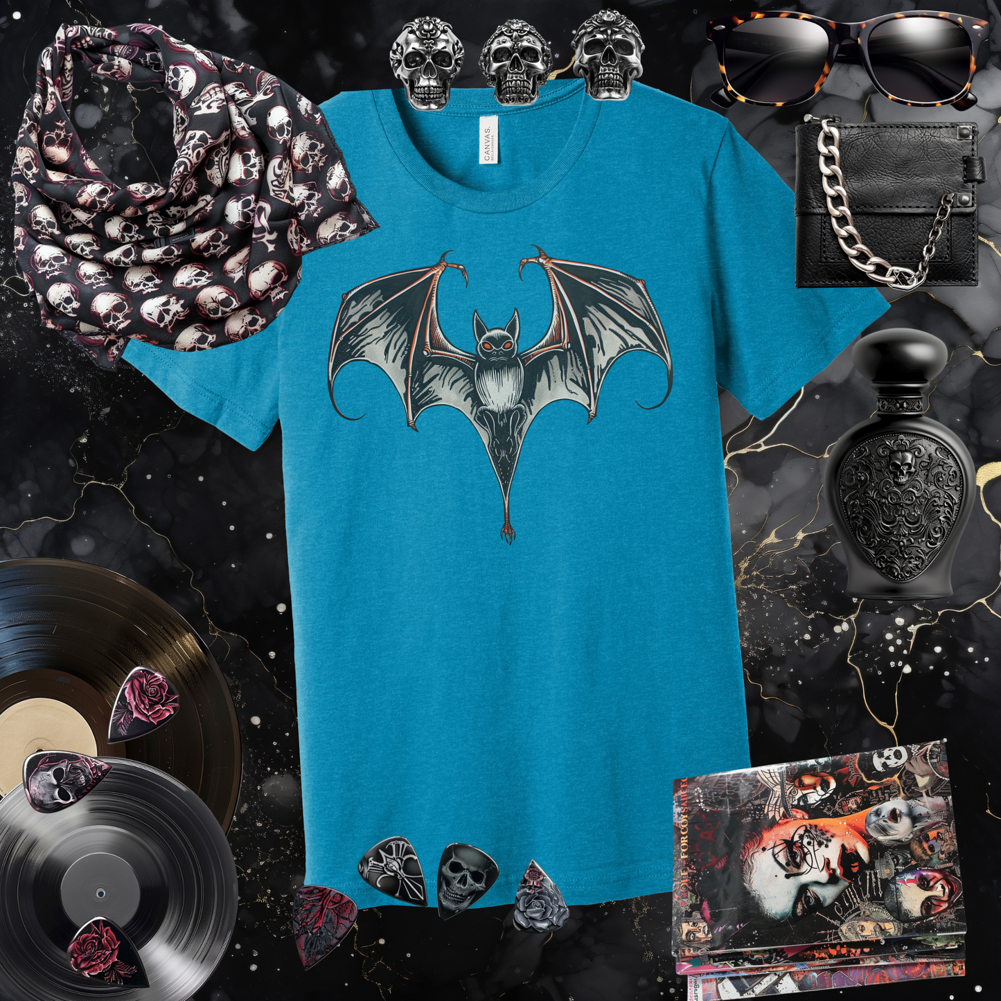 Boldly Batty Front Image T-Shirt