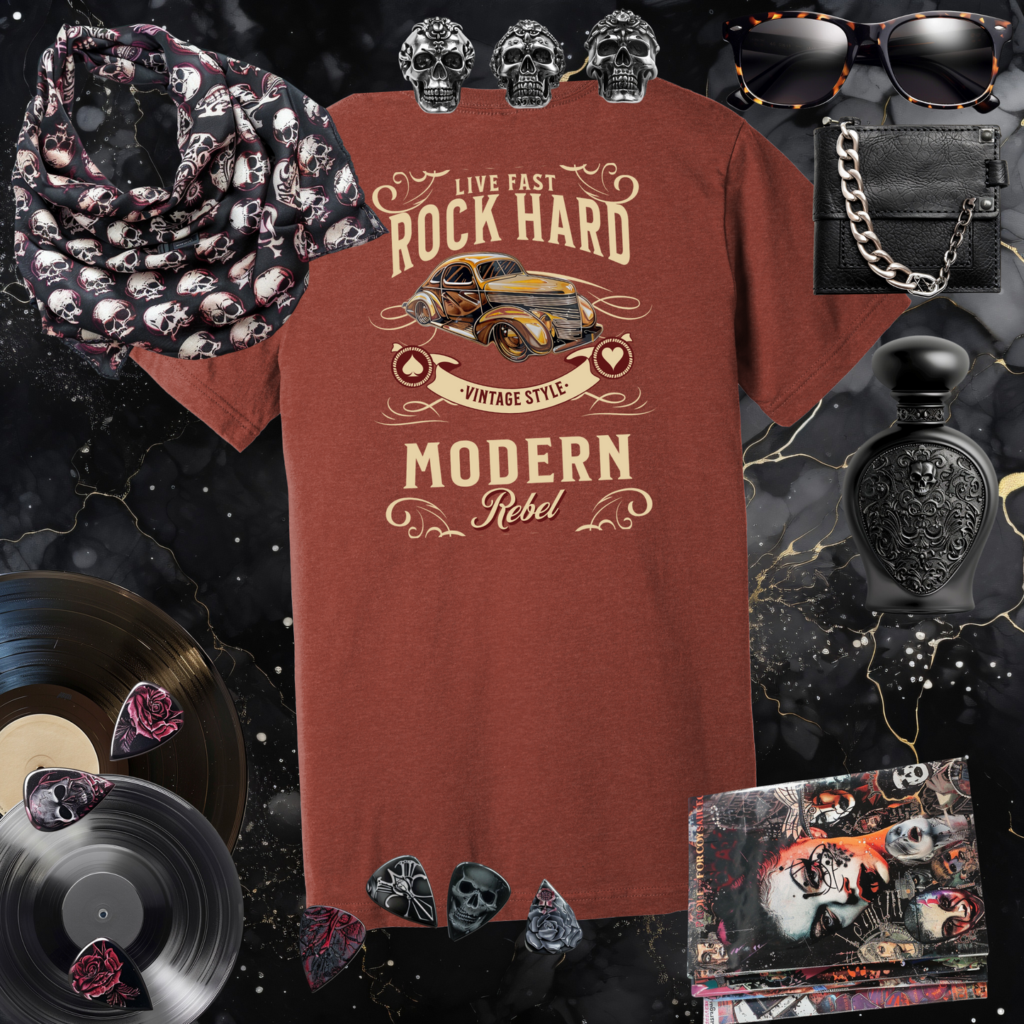Rock Hard Modern Rebel T-Shirt