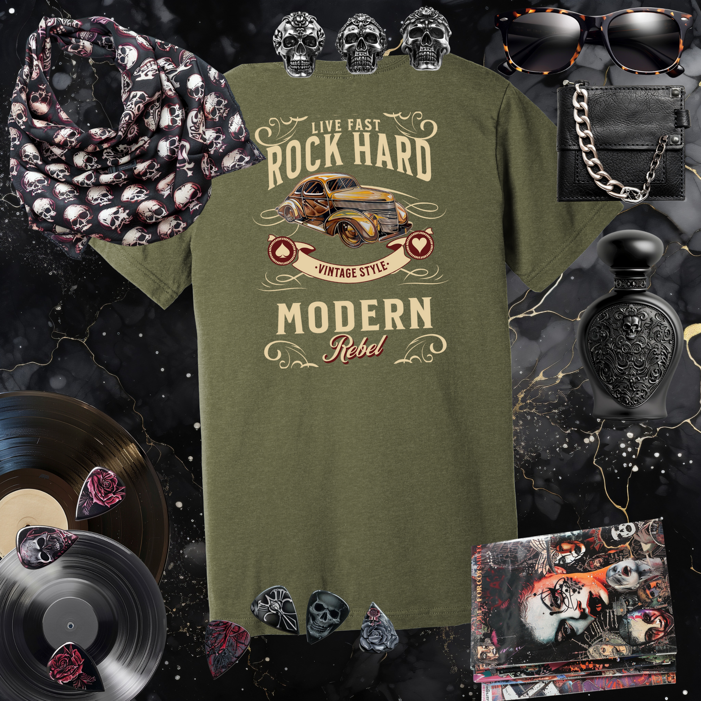 Rock Hard Modern Rebel T-Shirt