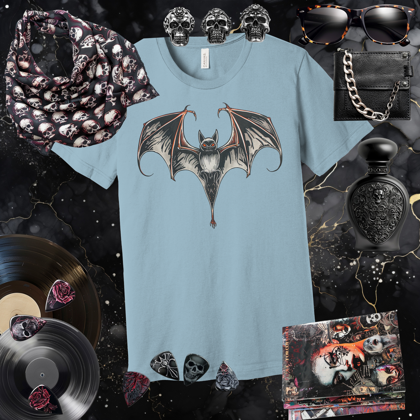 Boldly Batty Front Image T-Shirt