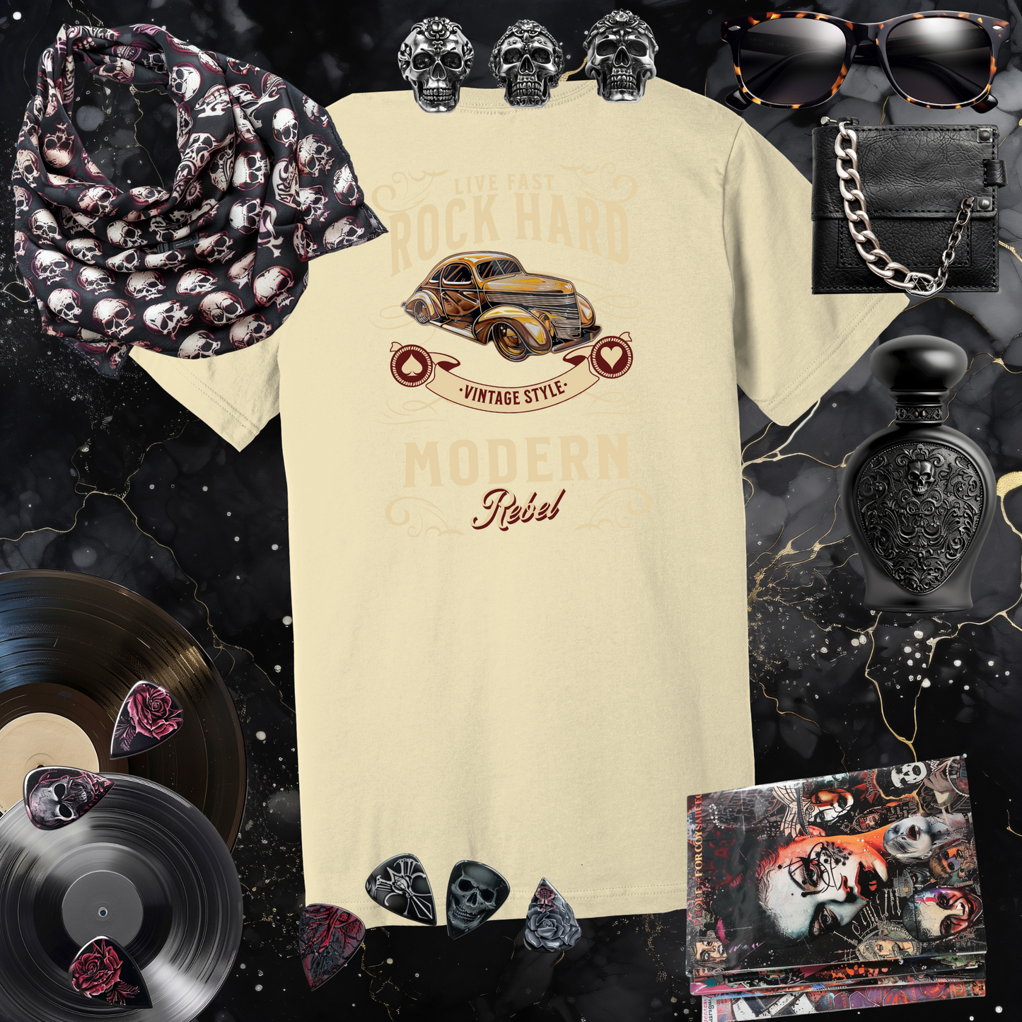 Rock Hard Modern Rebel T-Shirt