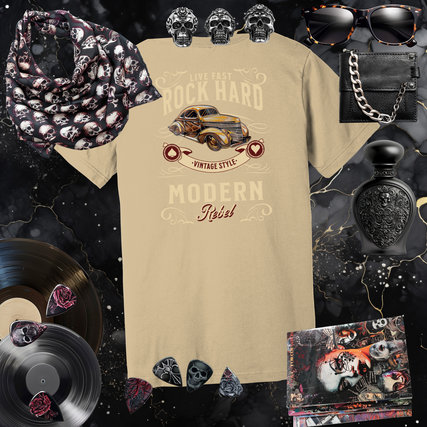 Rock Hard Modern Rebel T-Shirt