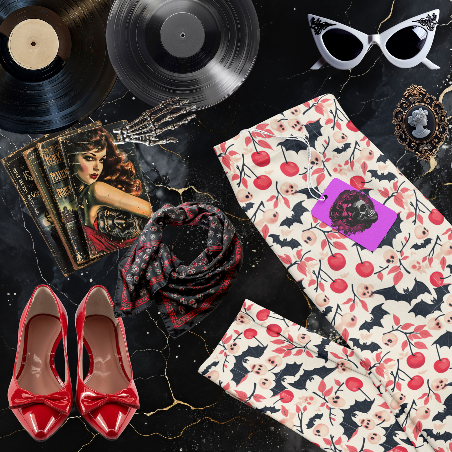 Vampire’s Orchard Capri Leggings