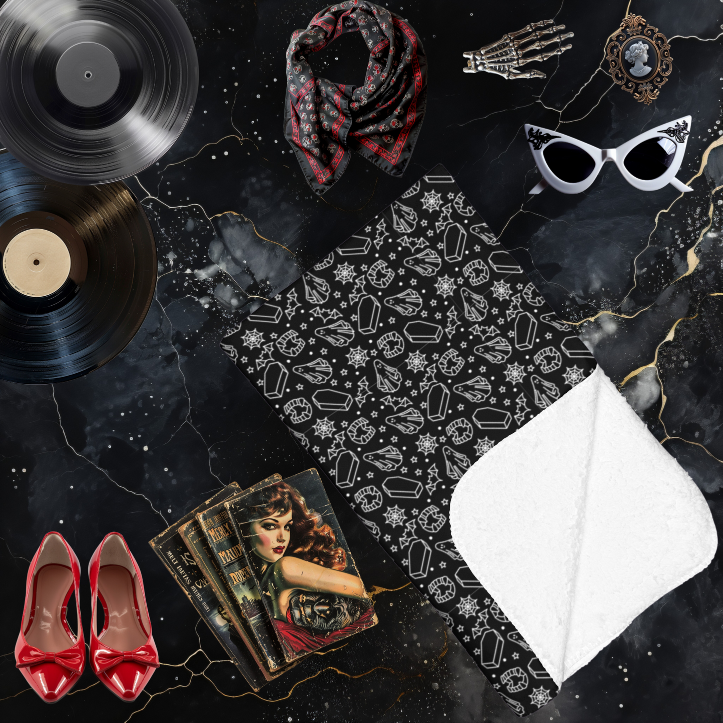 Halloween on Repeat Arctic Fleece Blanket