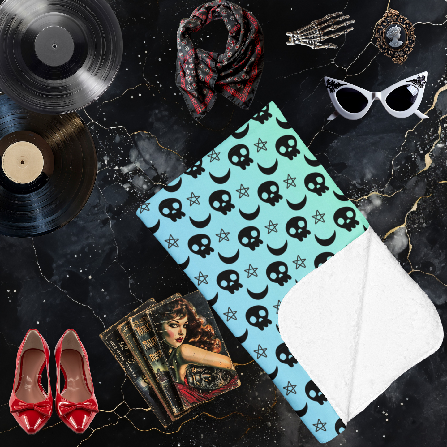 Stars and Mars Arctic Fleece Blanket