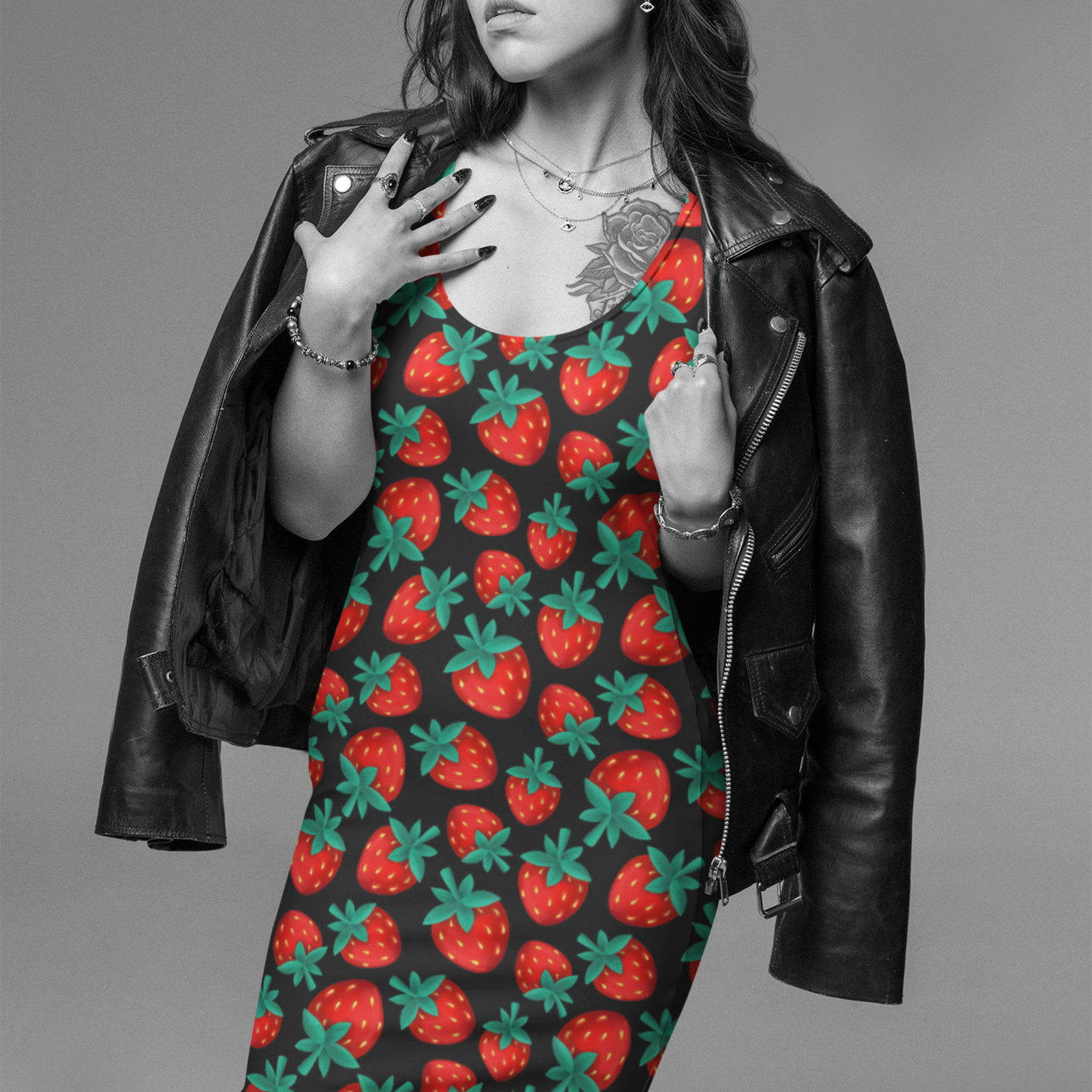Strawberry Racerback Dress