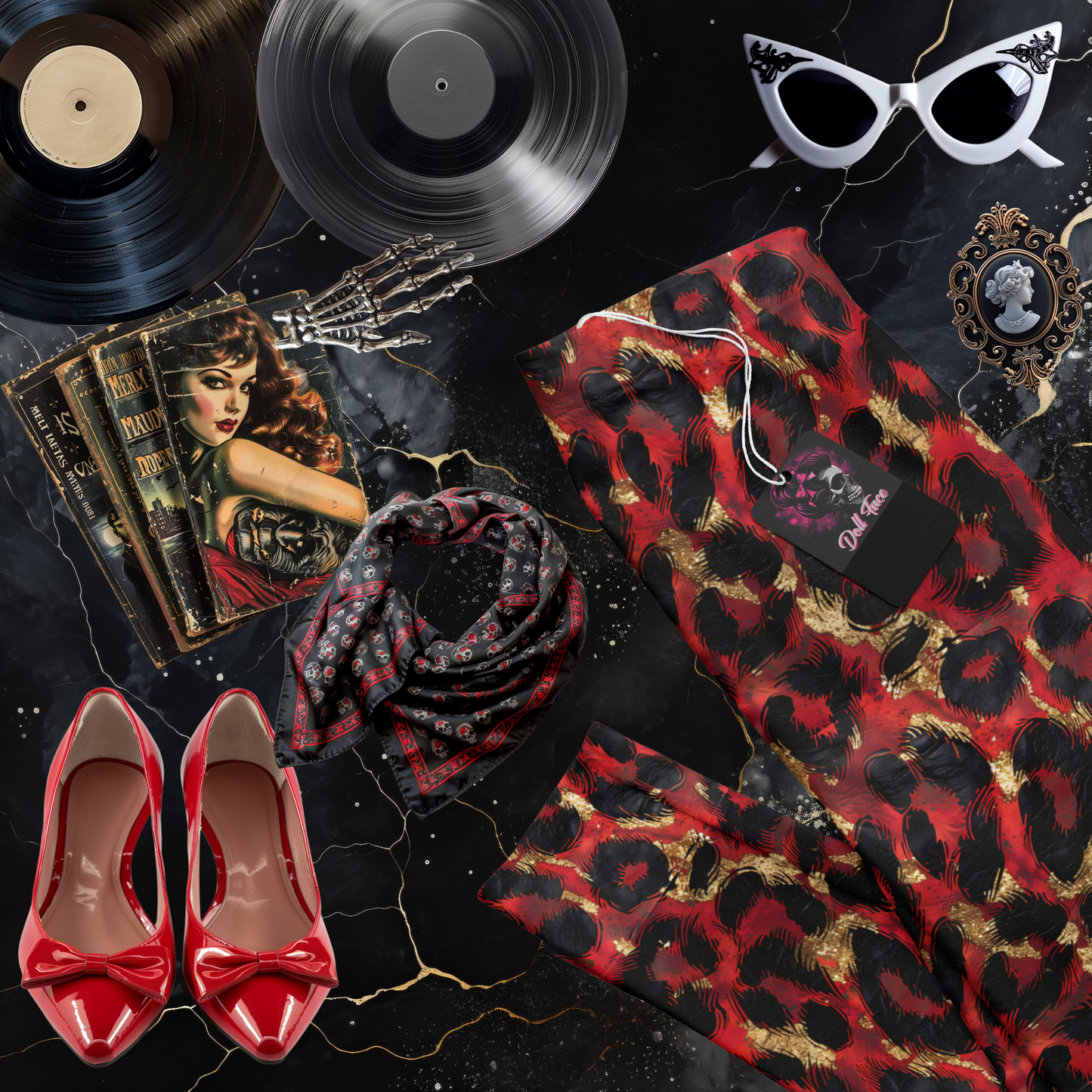 Crimson Claws Leggings
