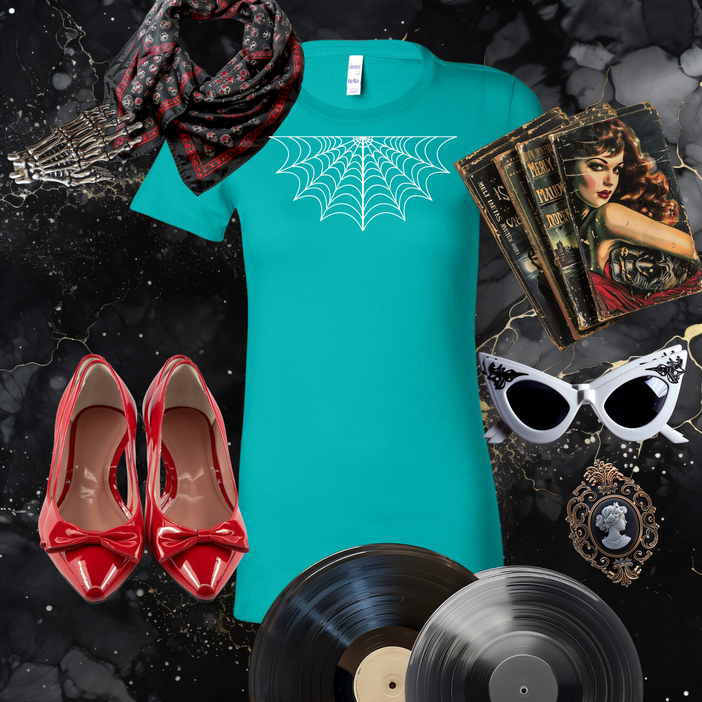 Under Her Web Tee