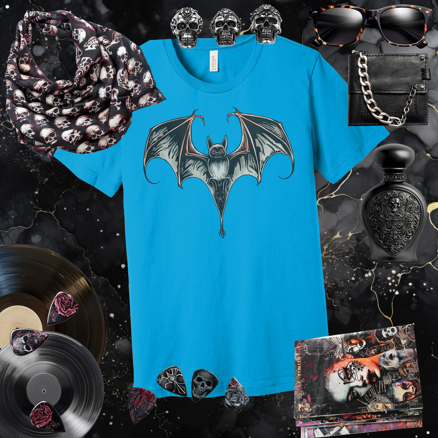 Boldly Batty Front Image T-Shirt