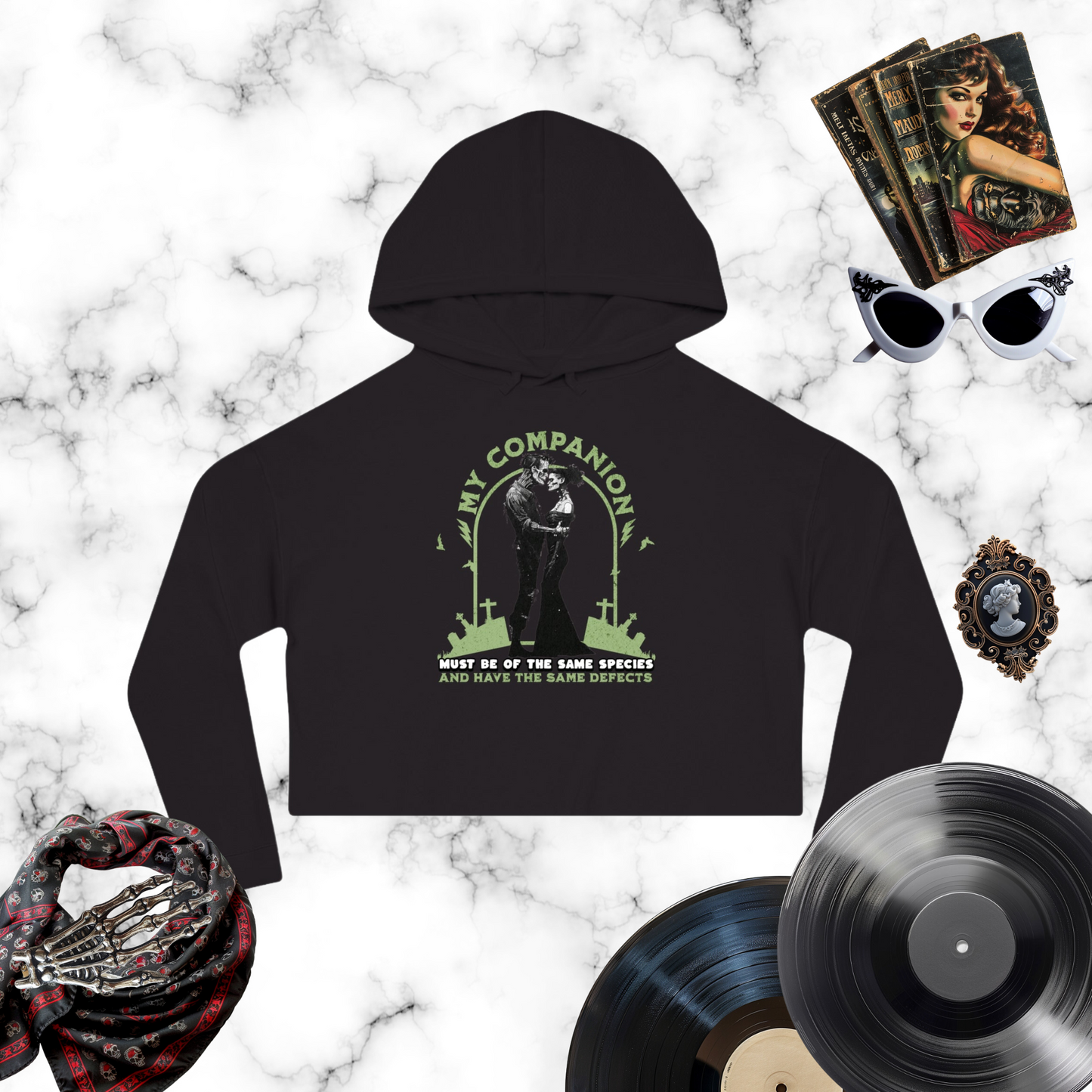 My Companion Cropped Hooded Sweatshirt