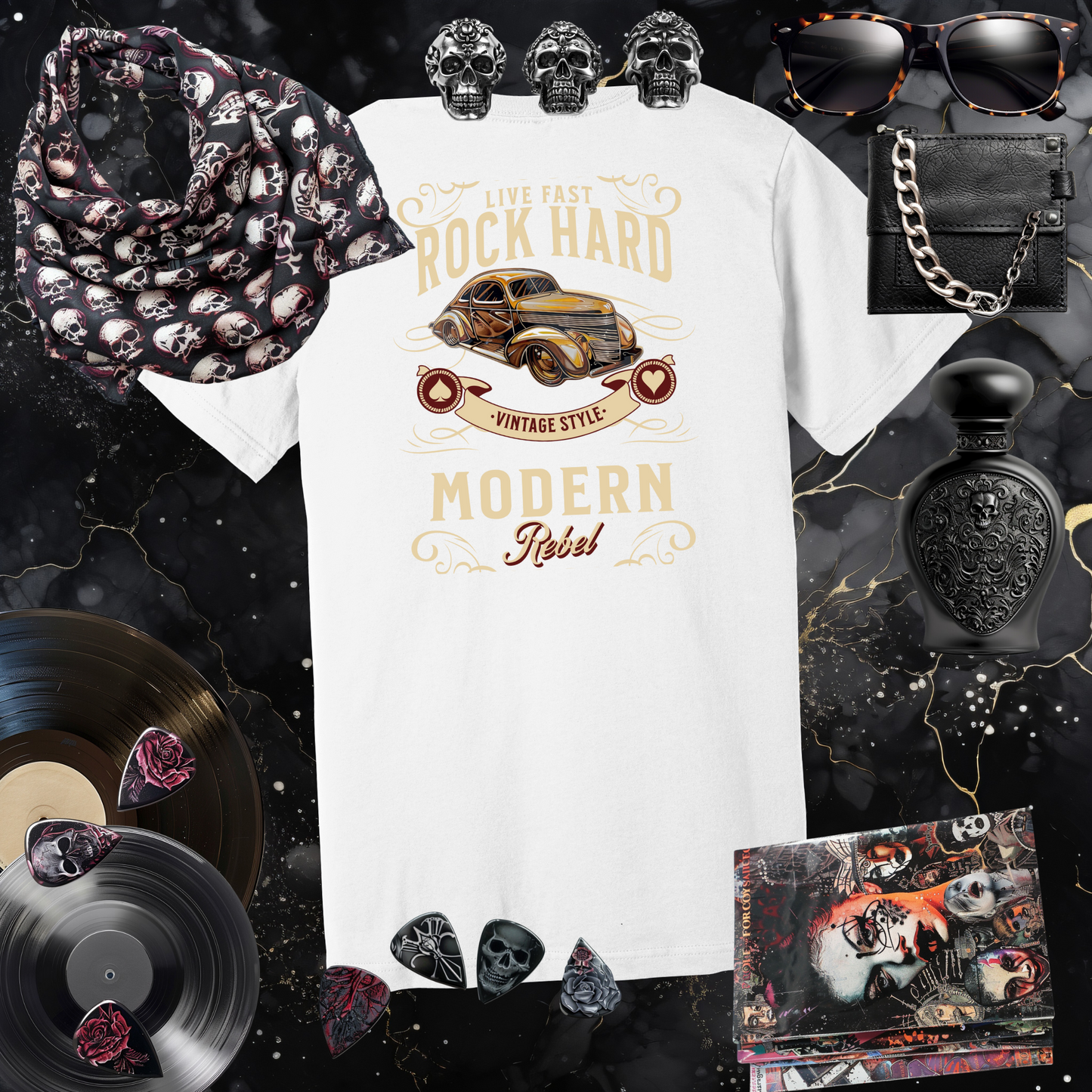 Rock Hard Modern Rebel T-Shirt