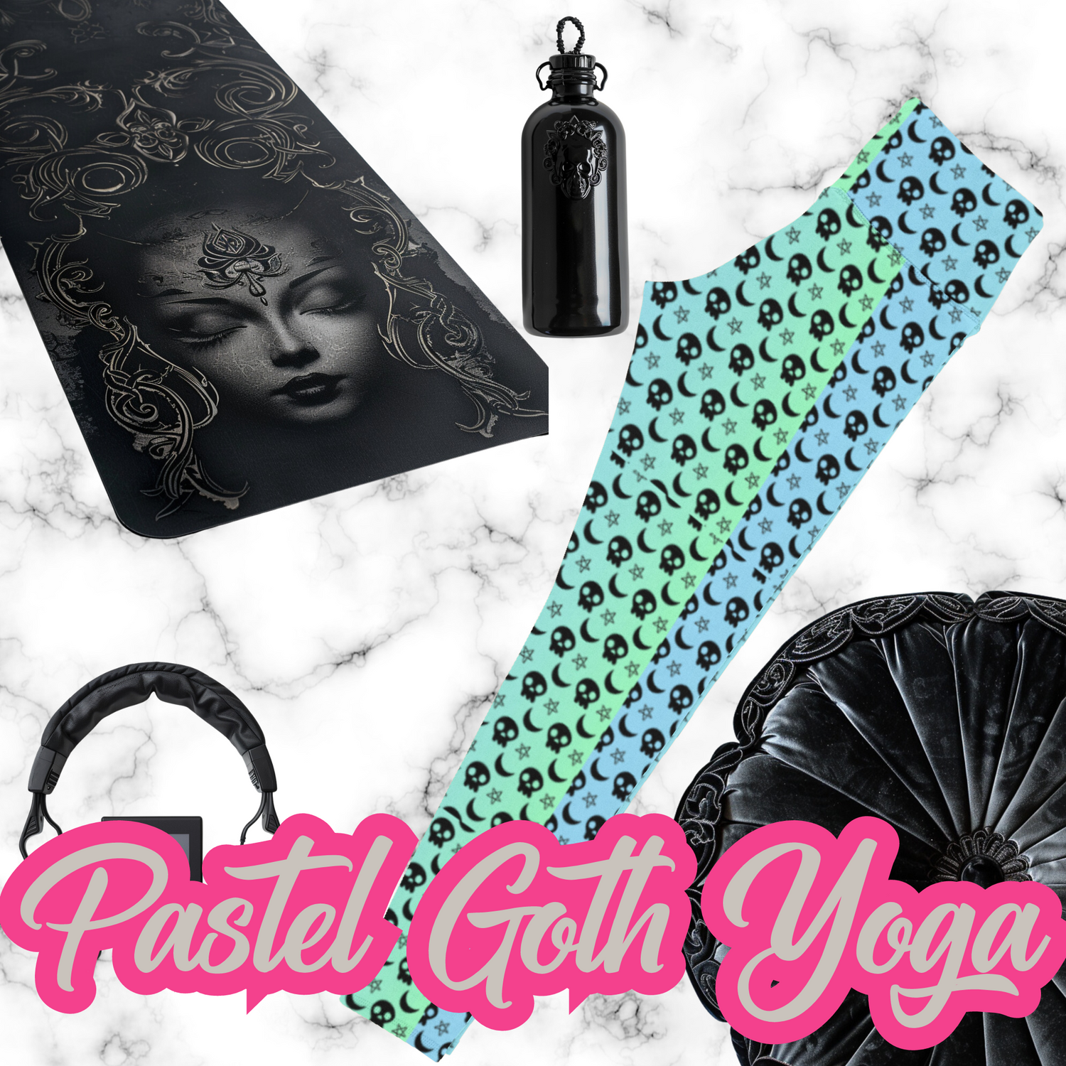 Pastel Goth Yoga Collection
