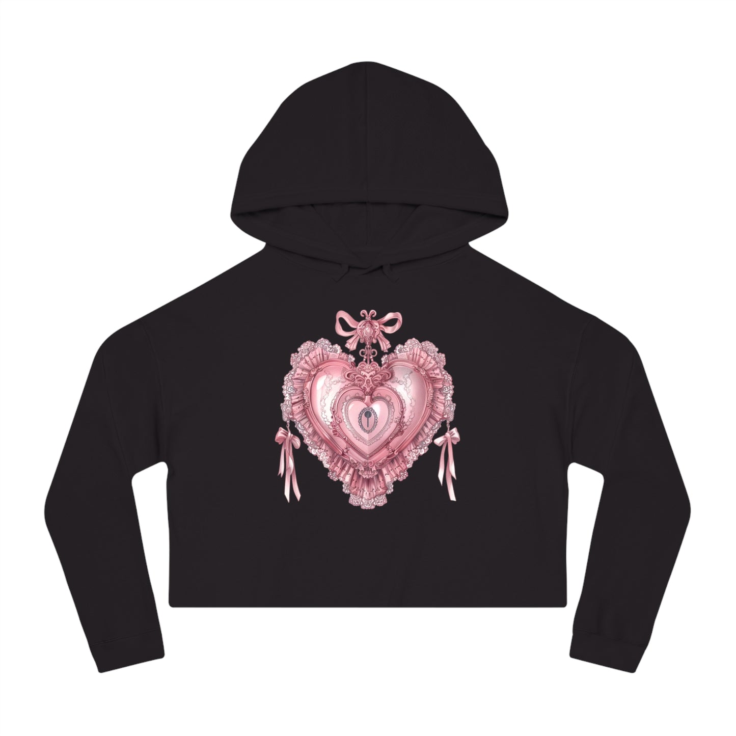 Psyche's Promise Cropped Hooded Sweatshirt