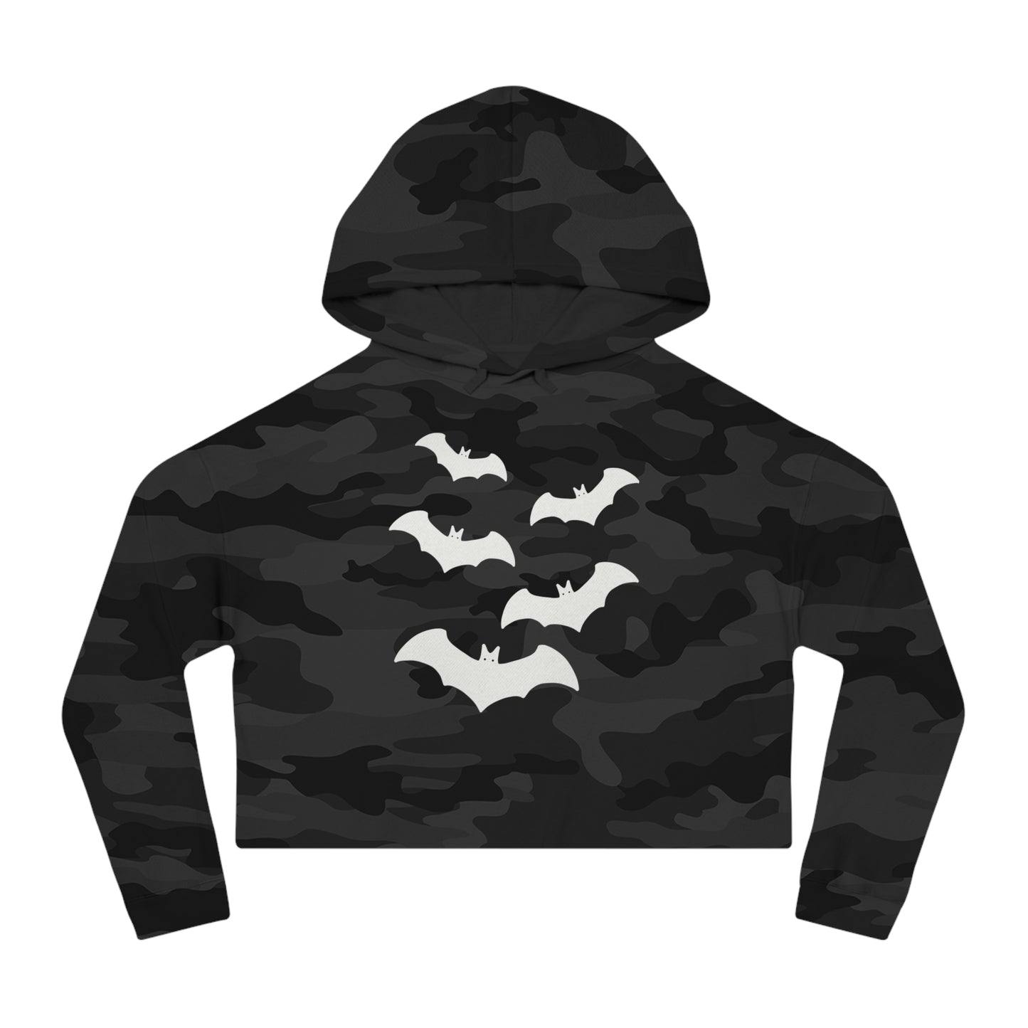 Totally Batty Cropped Hooded Sweatshirt