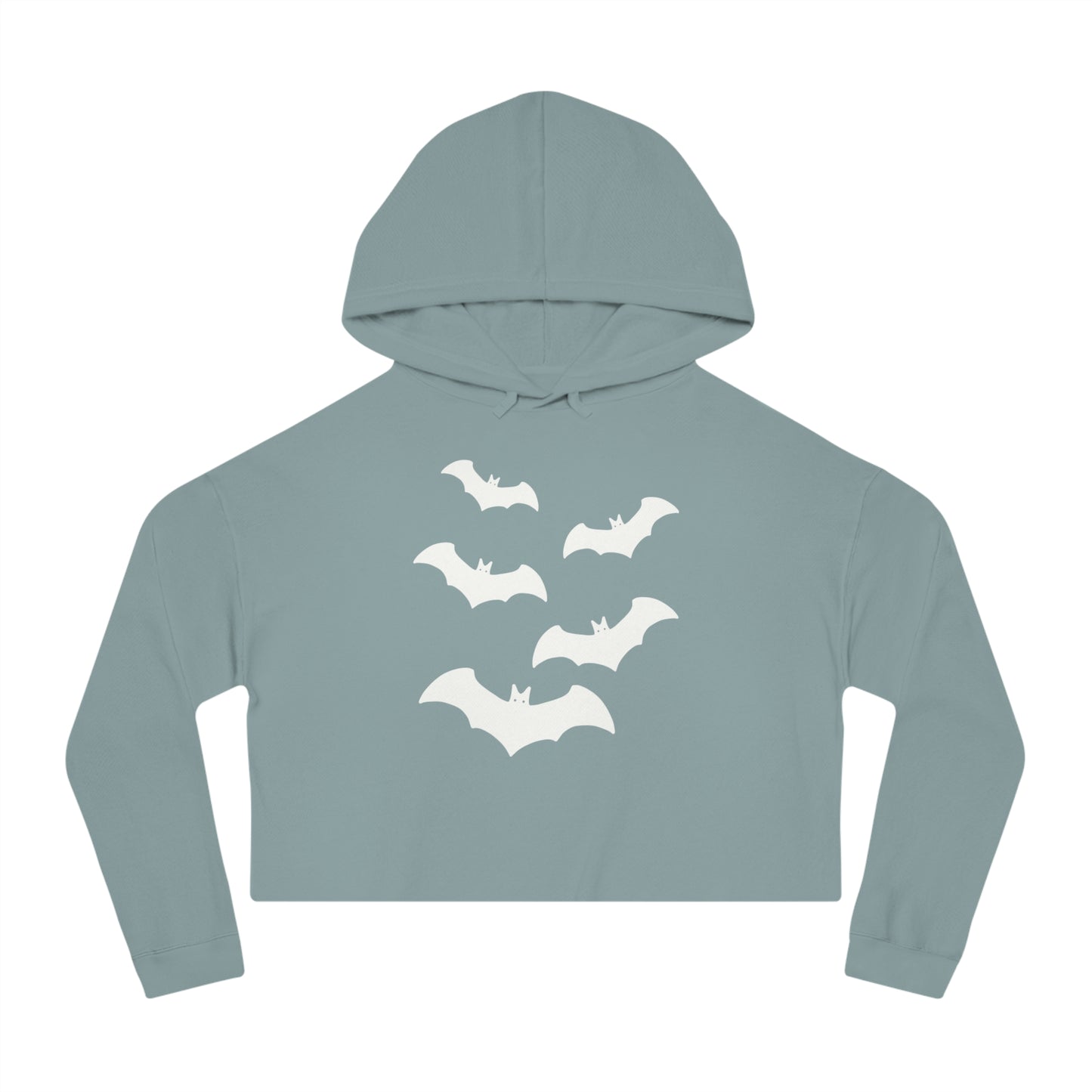 Totally Batty Cropped Hooded Sweatshirt