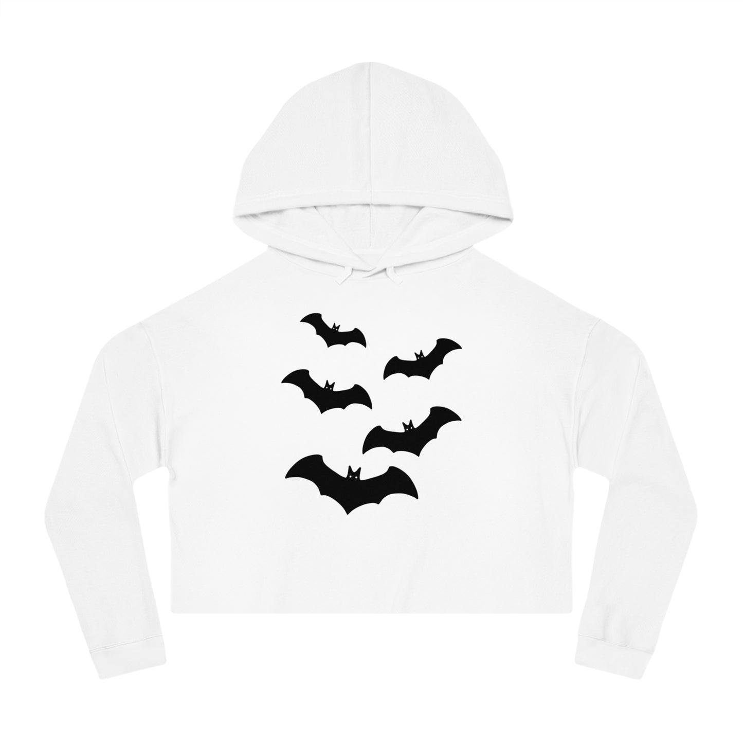 Totally Batty Cropped Hooded Sweatshirt