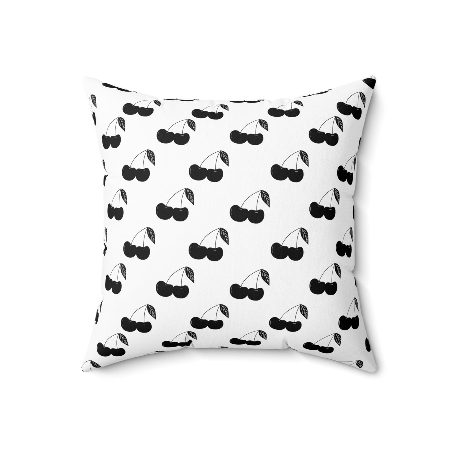 Black Cherry Square Pillow