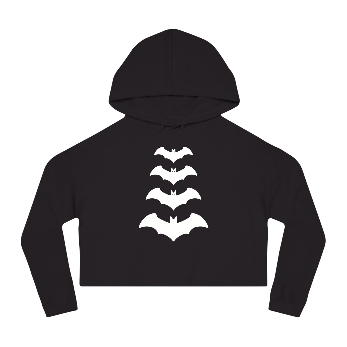 Feeling Batty Cropped Hooded Sweatshirt