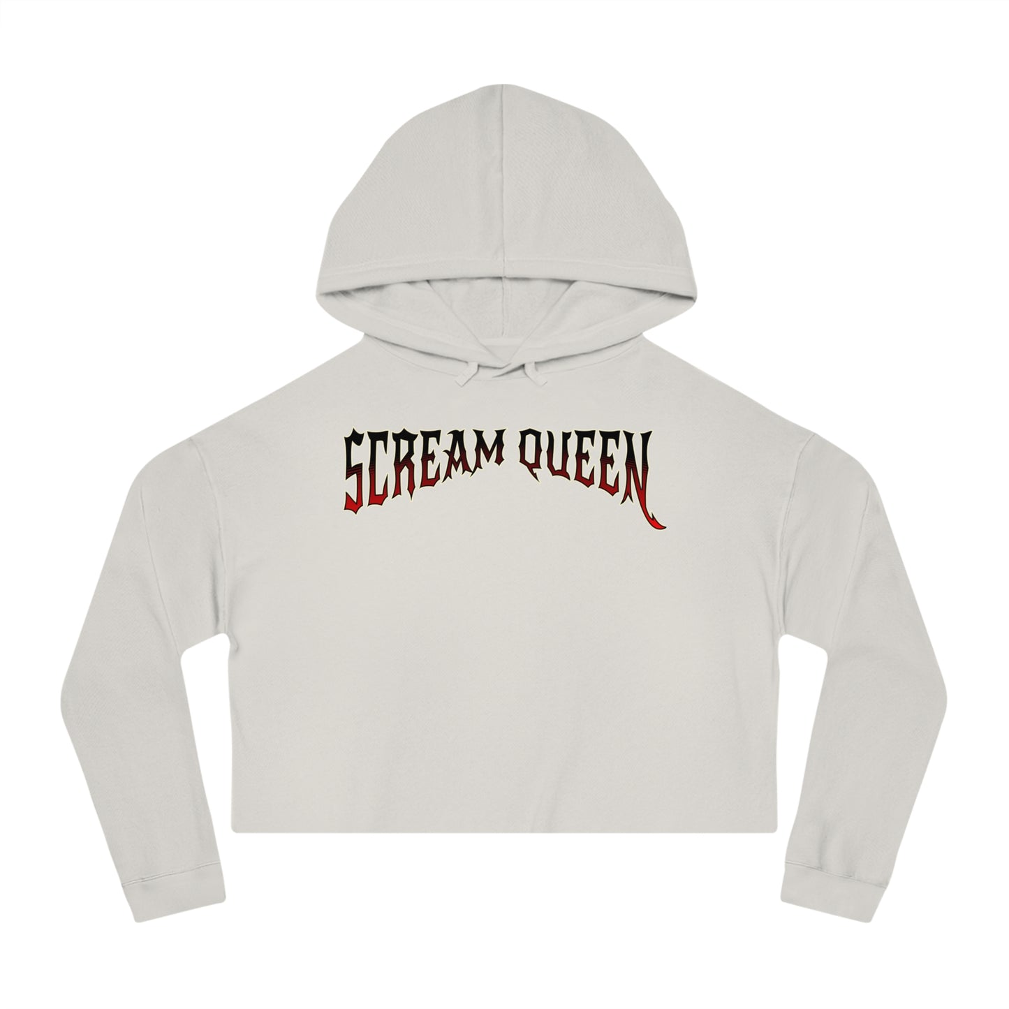 Scream Queen Cropped Hooded Sweatshirt
