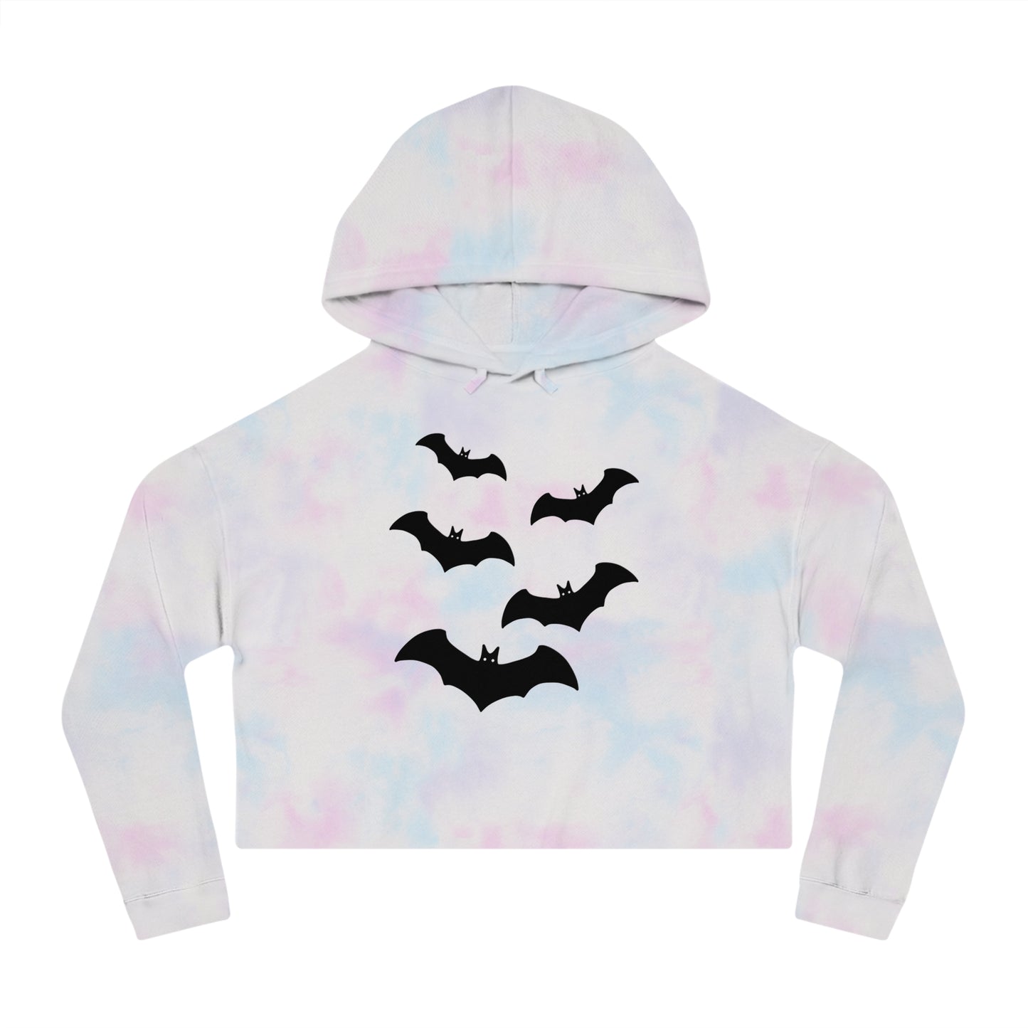 Totally Batty Cropped Hooded Sweatshirt