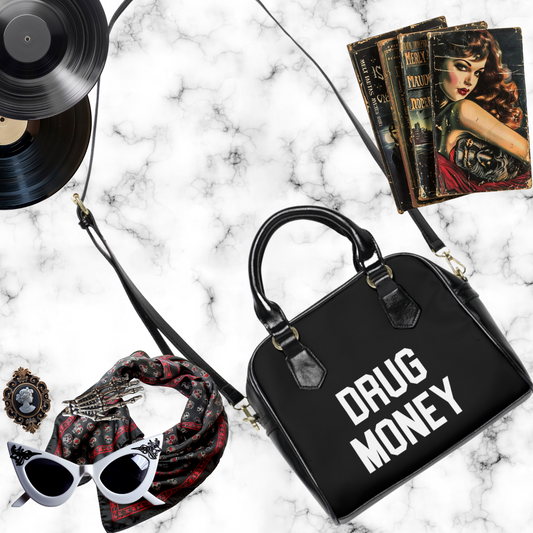 Drug Money Shoulder Handbag