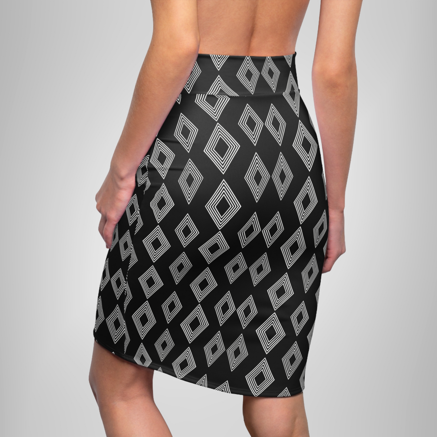 Diamond Deco Pencil Skirt