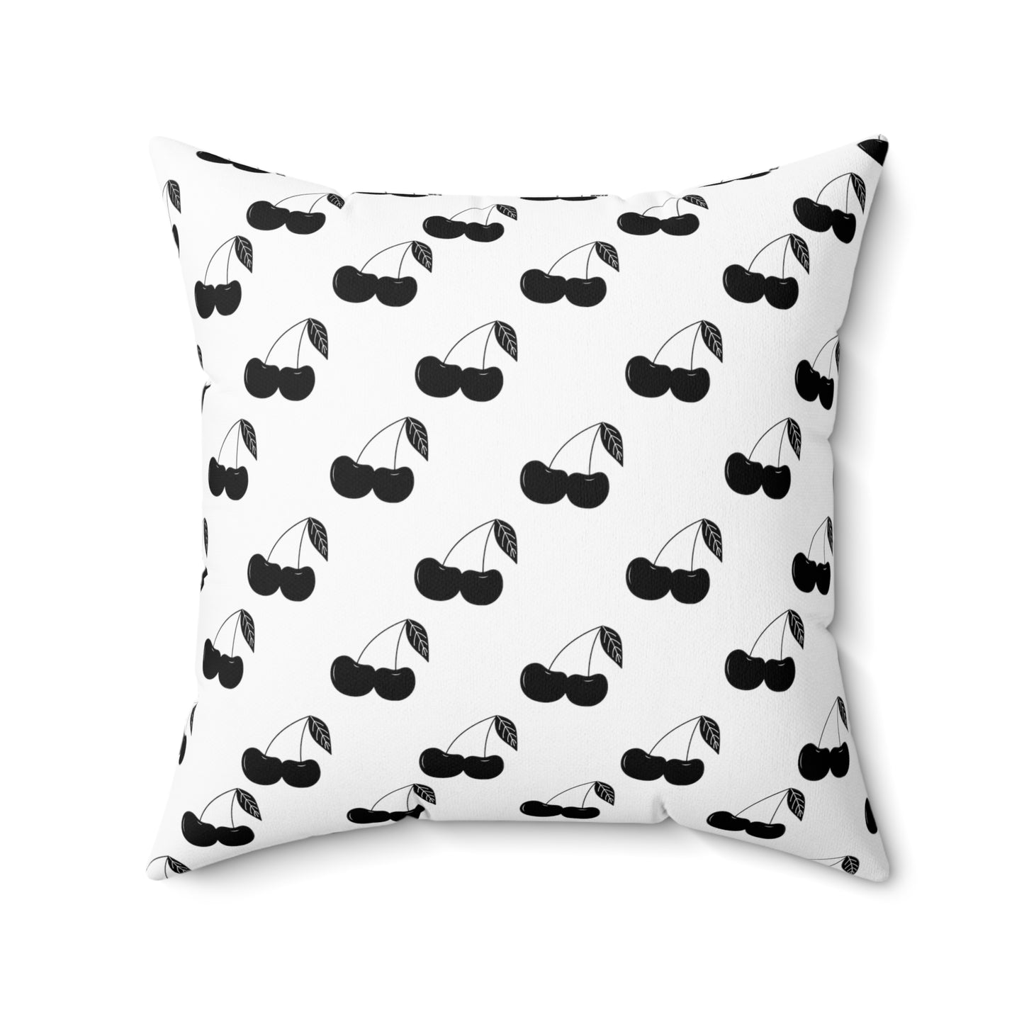 Black Cherry Square Pillow
