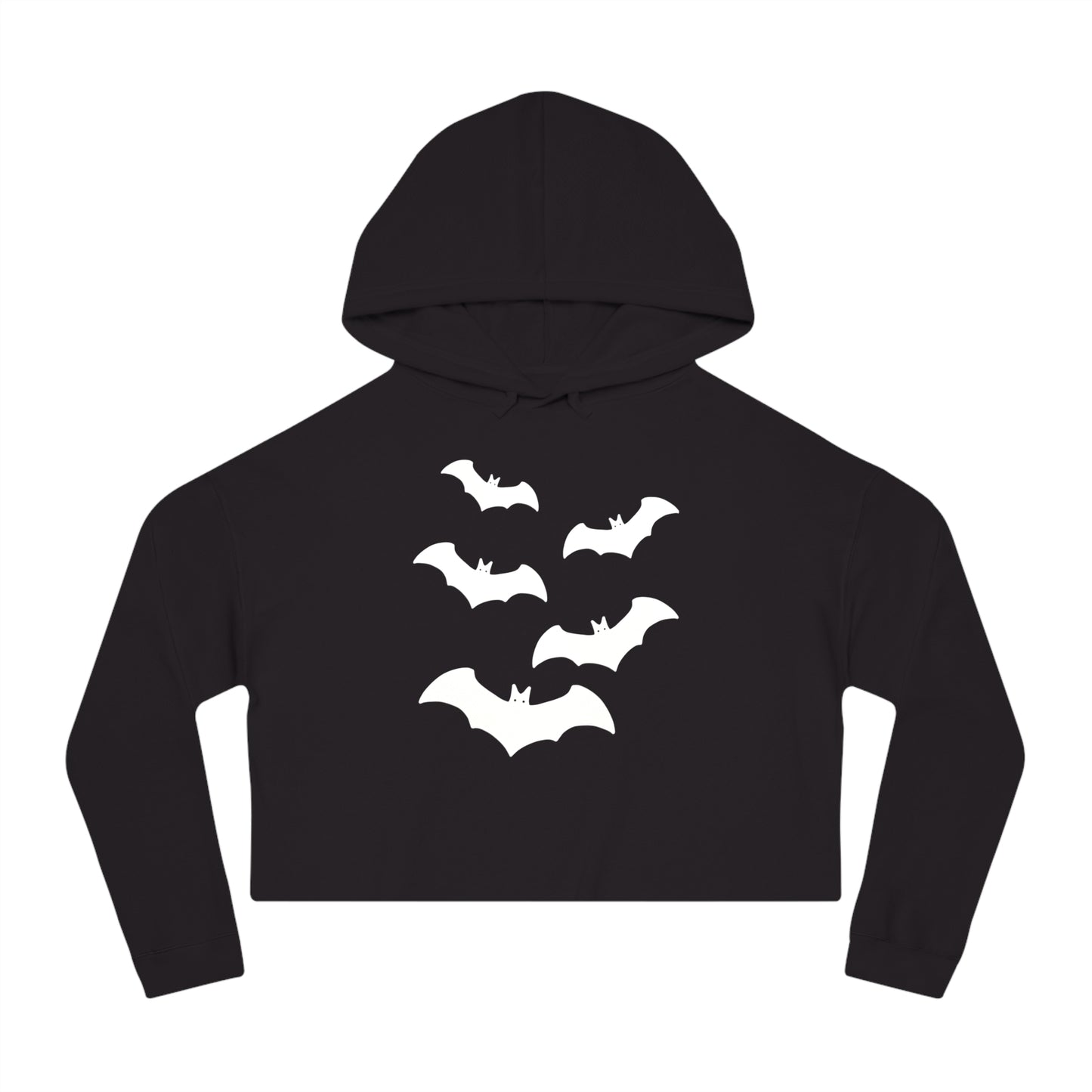 Totally Batty Cropped Hooded Sweatshirt