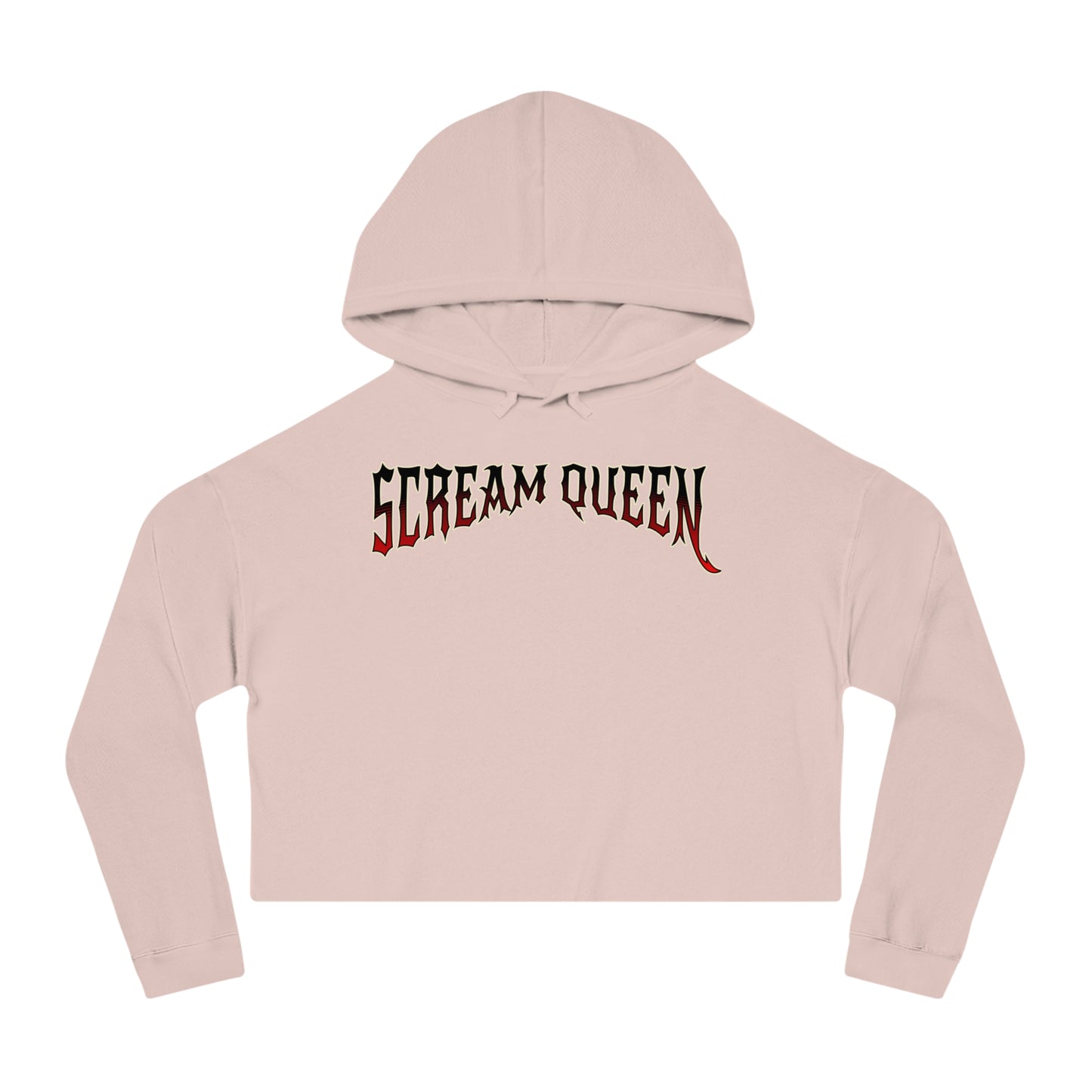 Scream Queen Cropped Hooded Sweatshirt