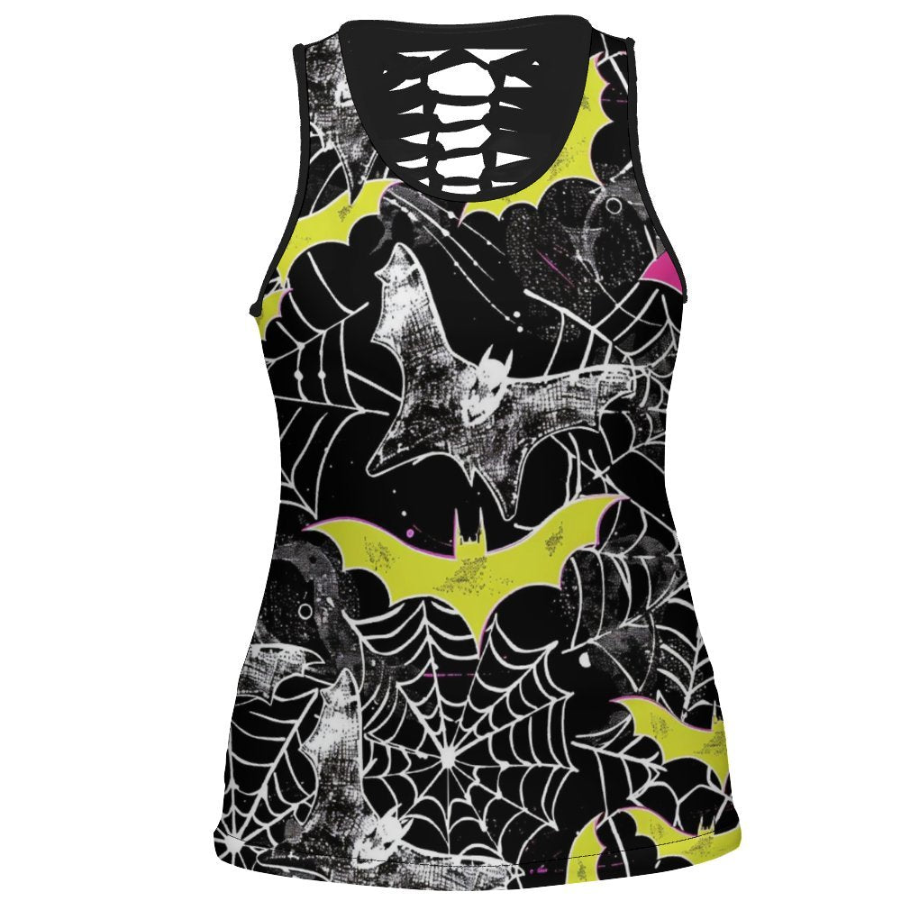 Night Flight Hollowed Out Tank Top