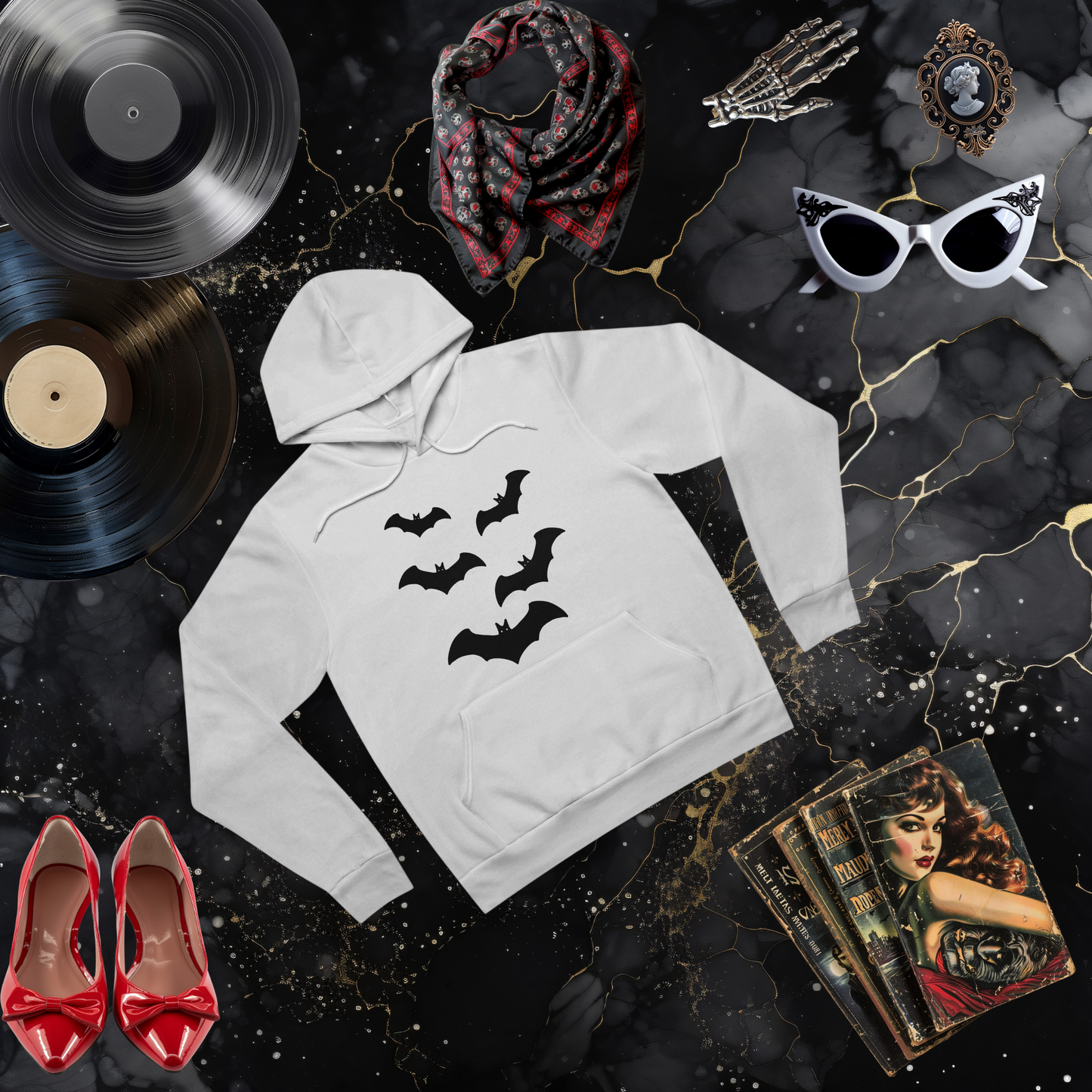 Totally Batty Pullover Hoodie