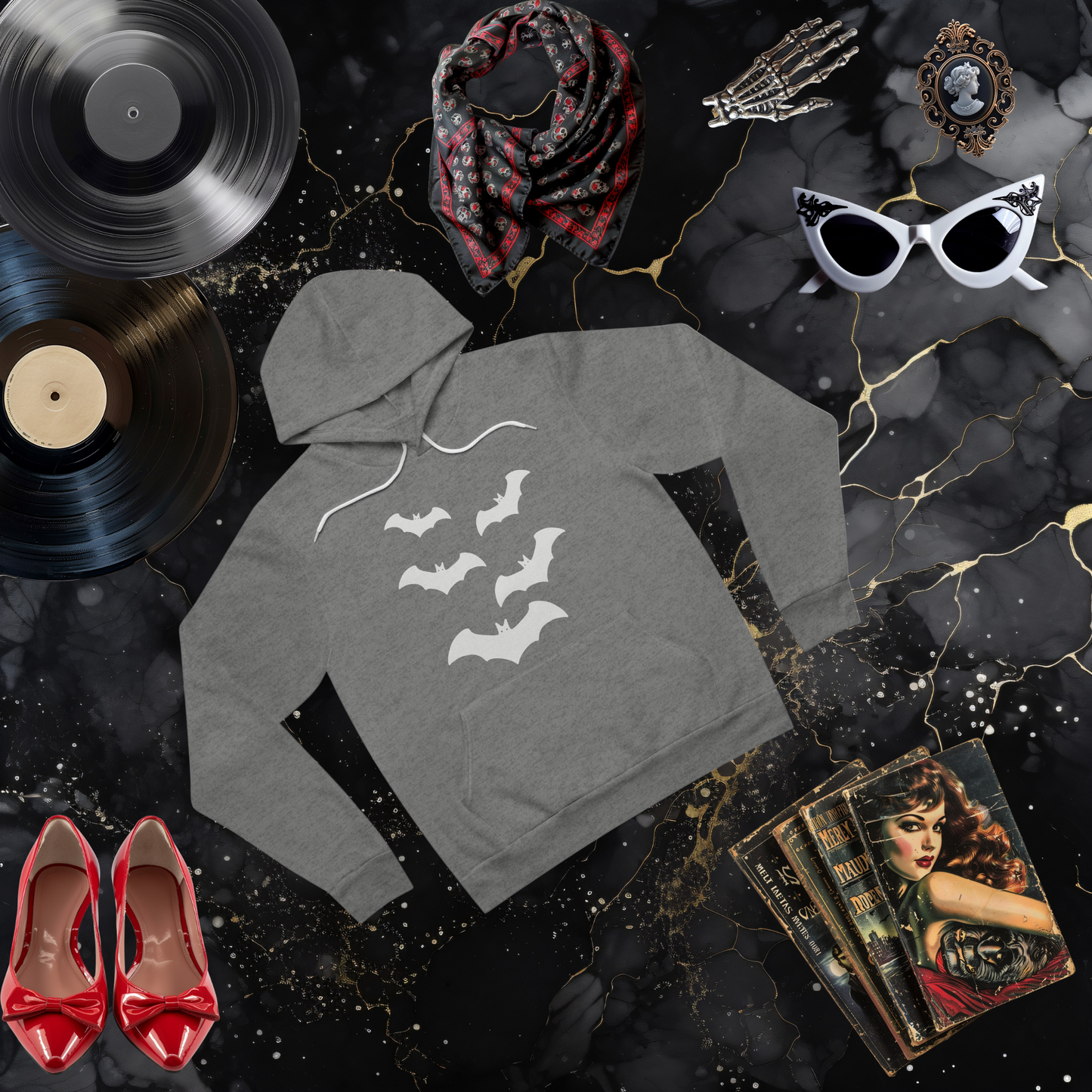 Totally Batty Pullover Hoodie