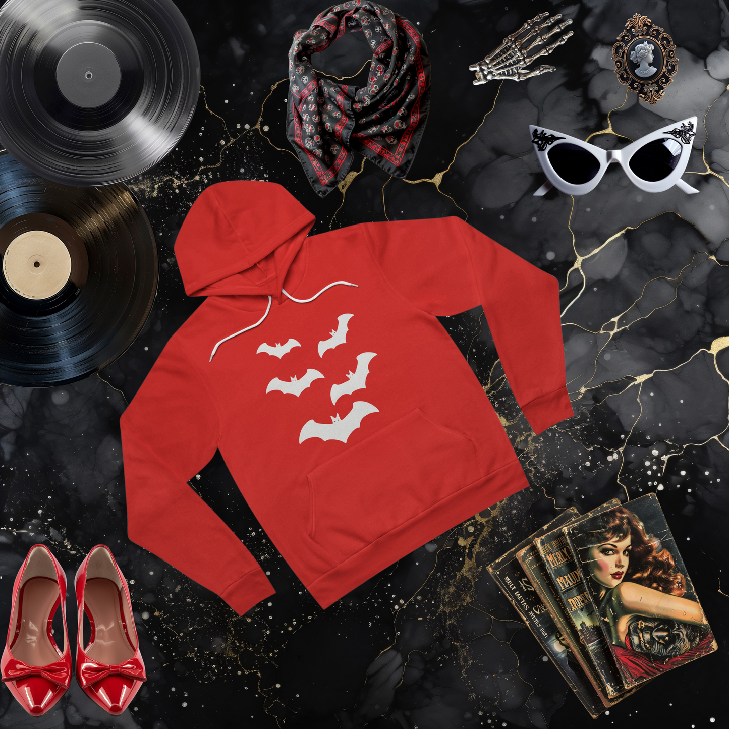 Totally Batty Pullover Hoodie