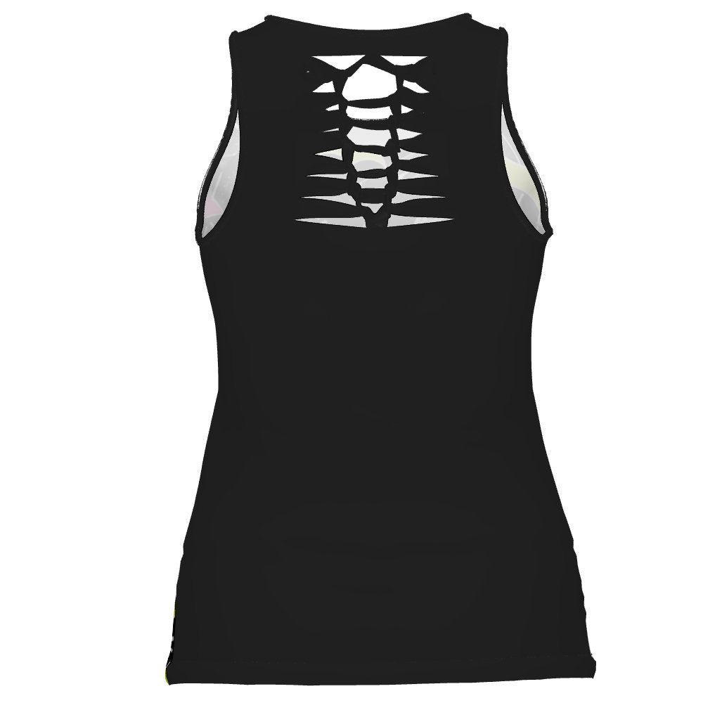 Night Flight Hollowed Out Tank Top