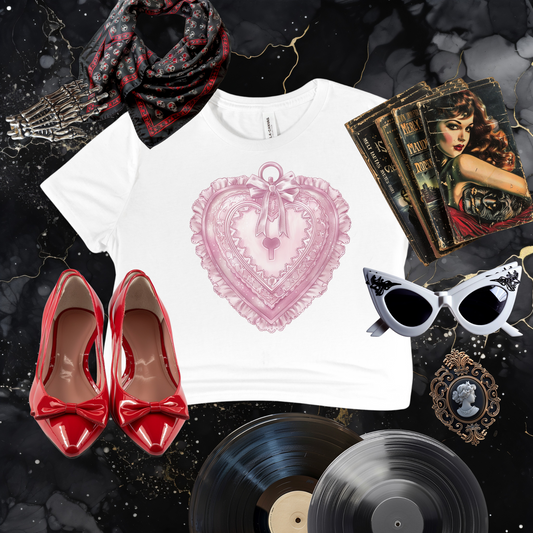 Cupid's Cage Flowy Cropped Tee