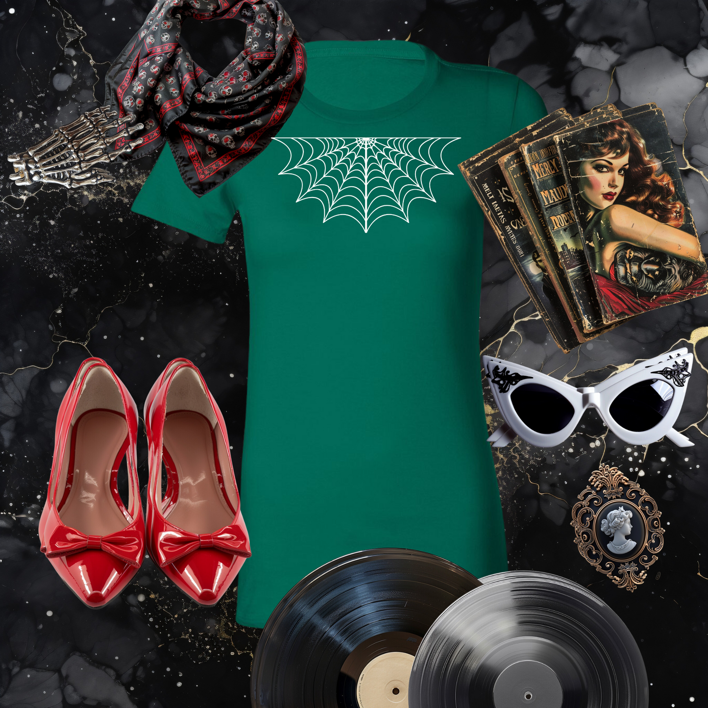 Under Her Web Tee