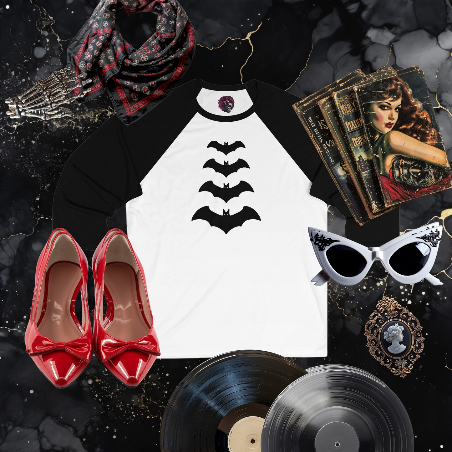 Feeling Batty 3\4 Sleeve Baseball Tee