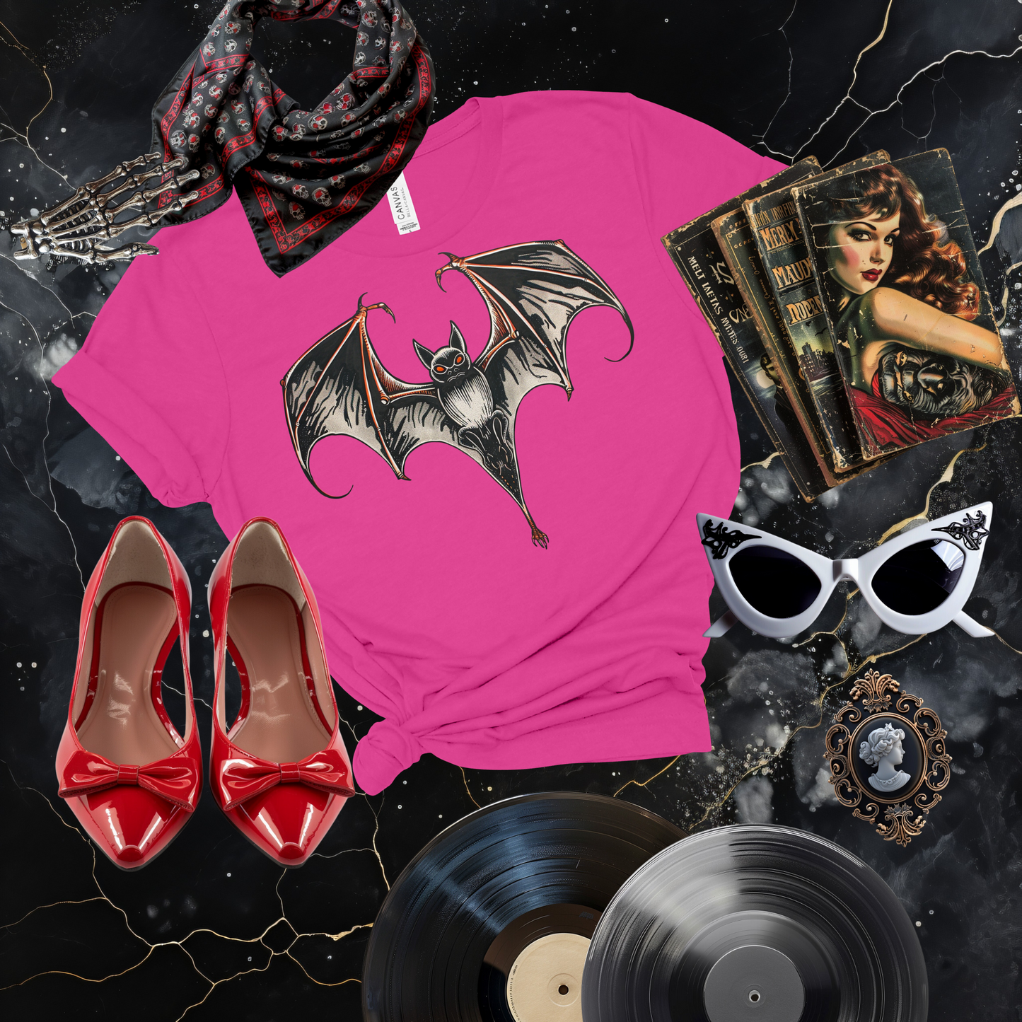 Boldly Batty Front Image T-Shirt